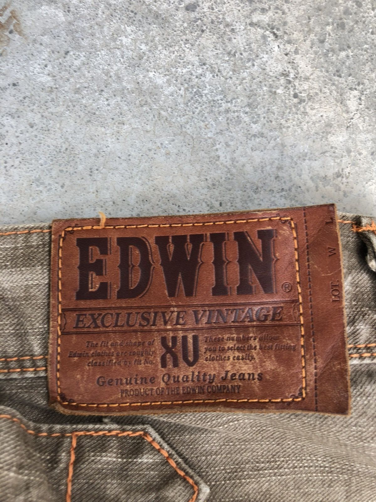 If Six Was Nine Japanese Edwin Exclusive Flared Jeans Distressed Bootcut Size US 33 - 18 Thumbnail