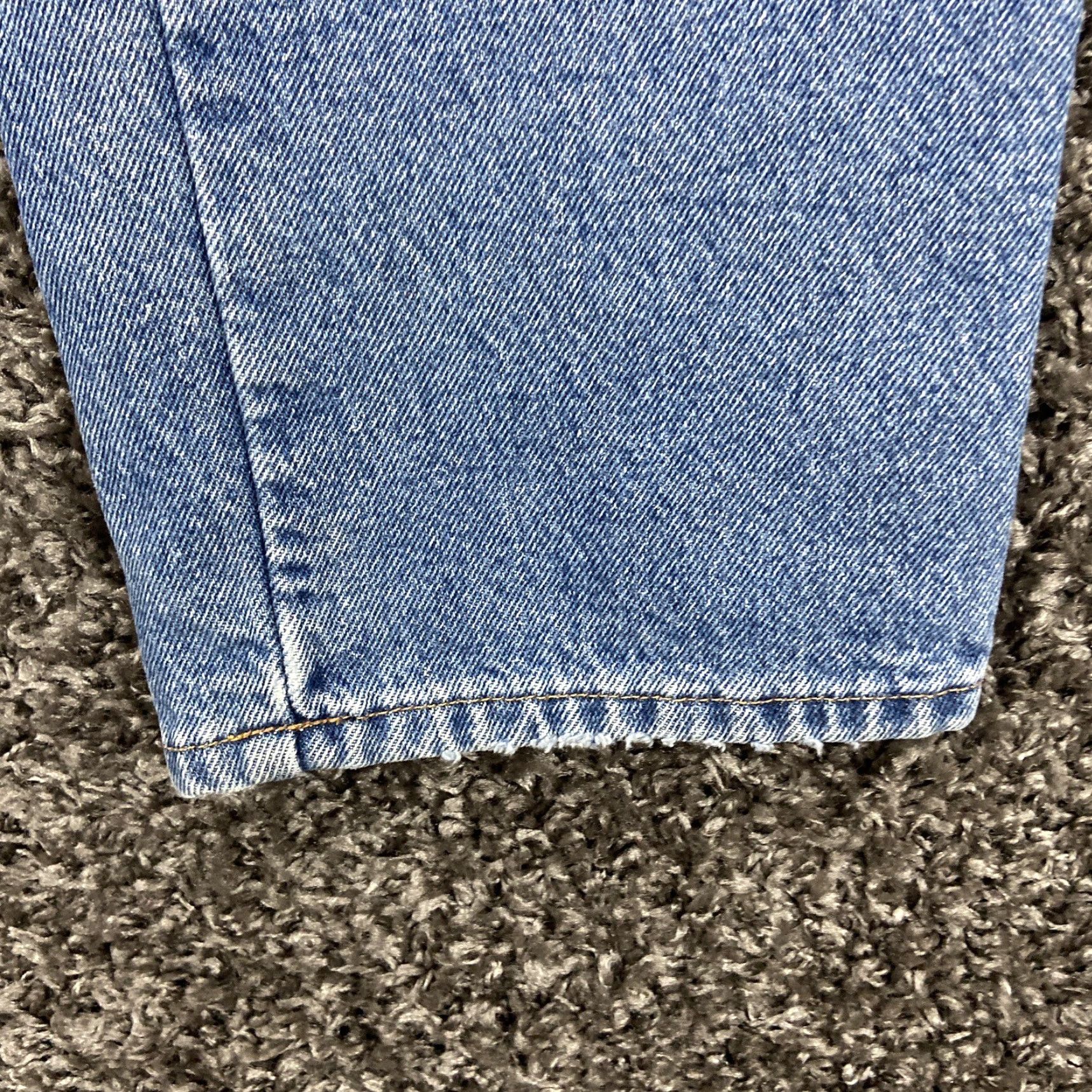 Vintage L.L. Bean Women's Relaxed Fit Lined Blue Jeans Size 12 Regular - Straight Style Size 34" / US 12 / IT 48 - 2 Thumbnail
