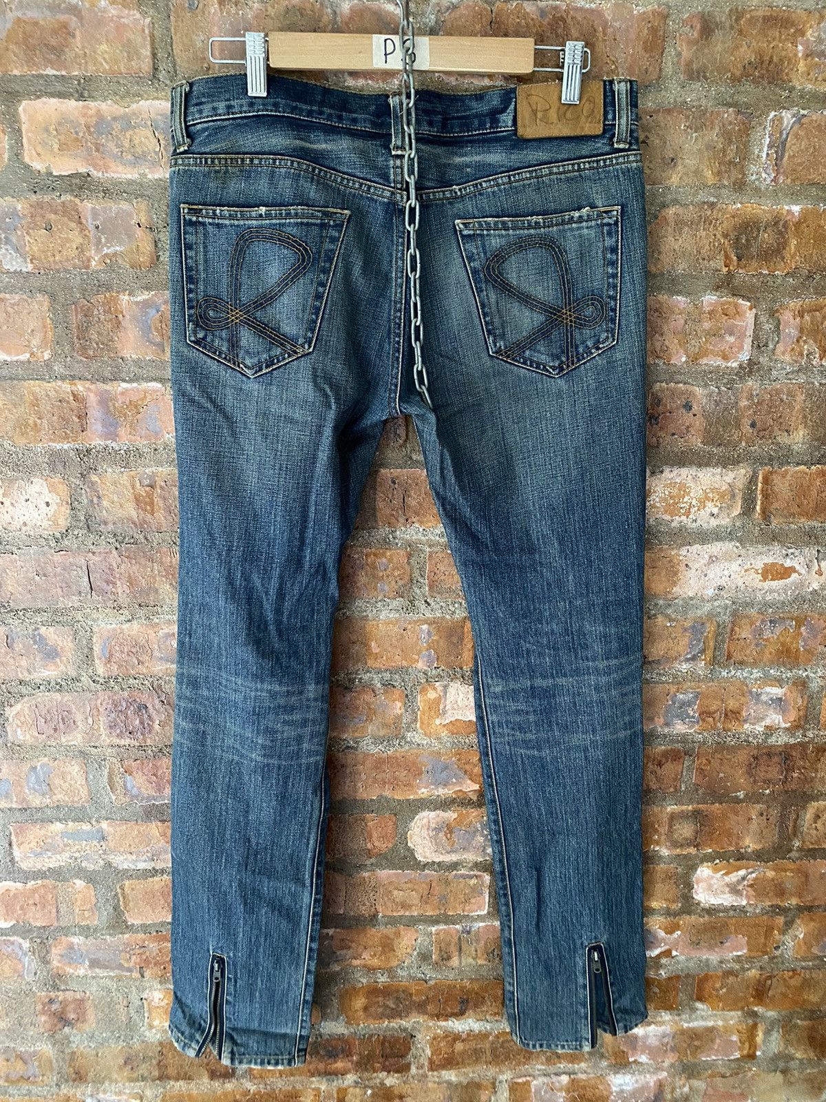 Tornado Mart 2000s RICO Japan Distressed Hem RIRI Zipper Size US 34 / EU 50 - 11 Thumbnail