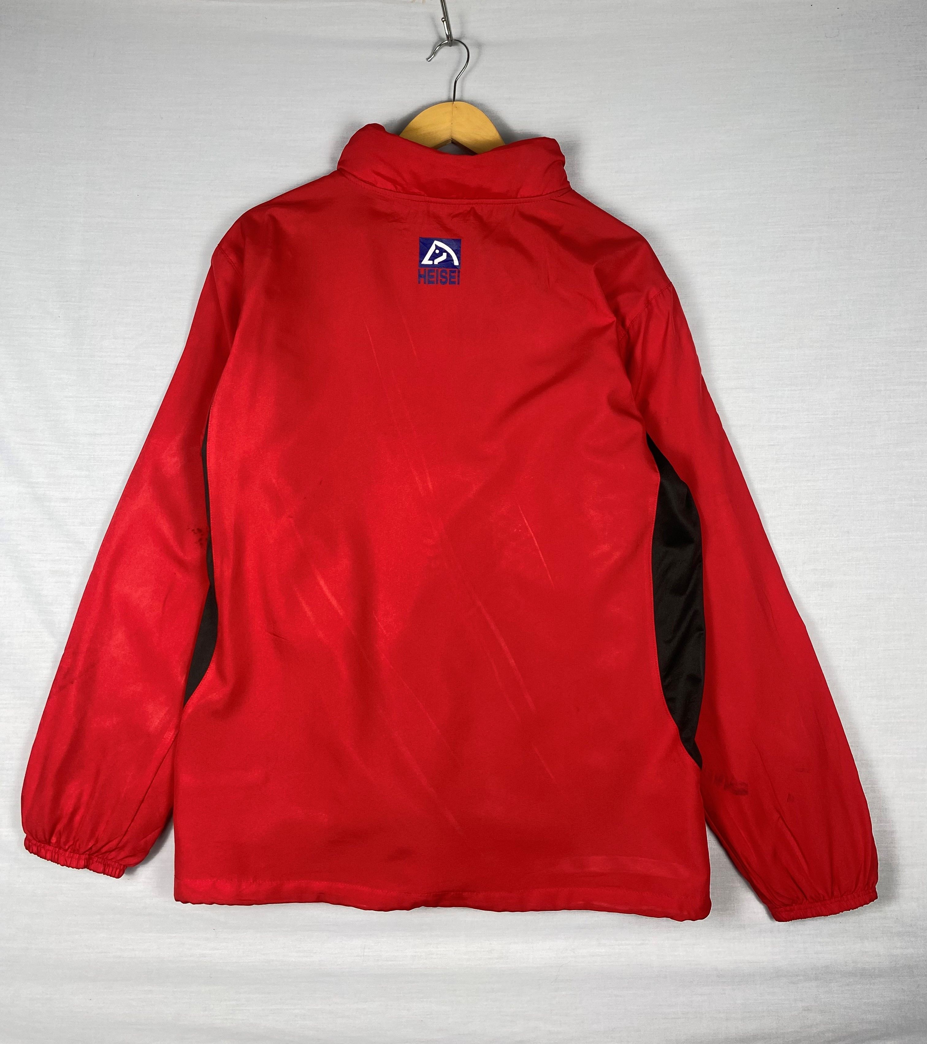 Japanese Brand Vintage United Athle Zip Up Red Light Jacket Size US XL / EU 56 / 4 - 2 Thumbnail