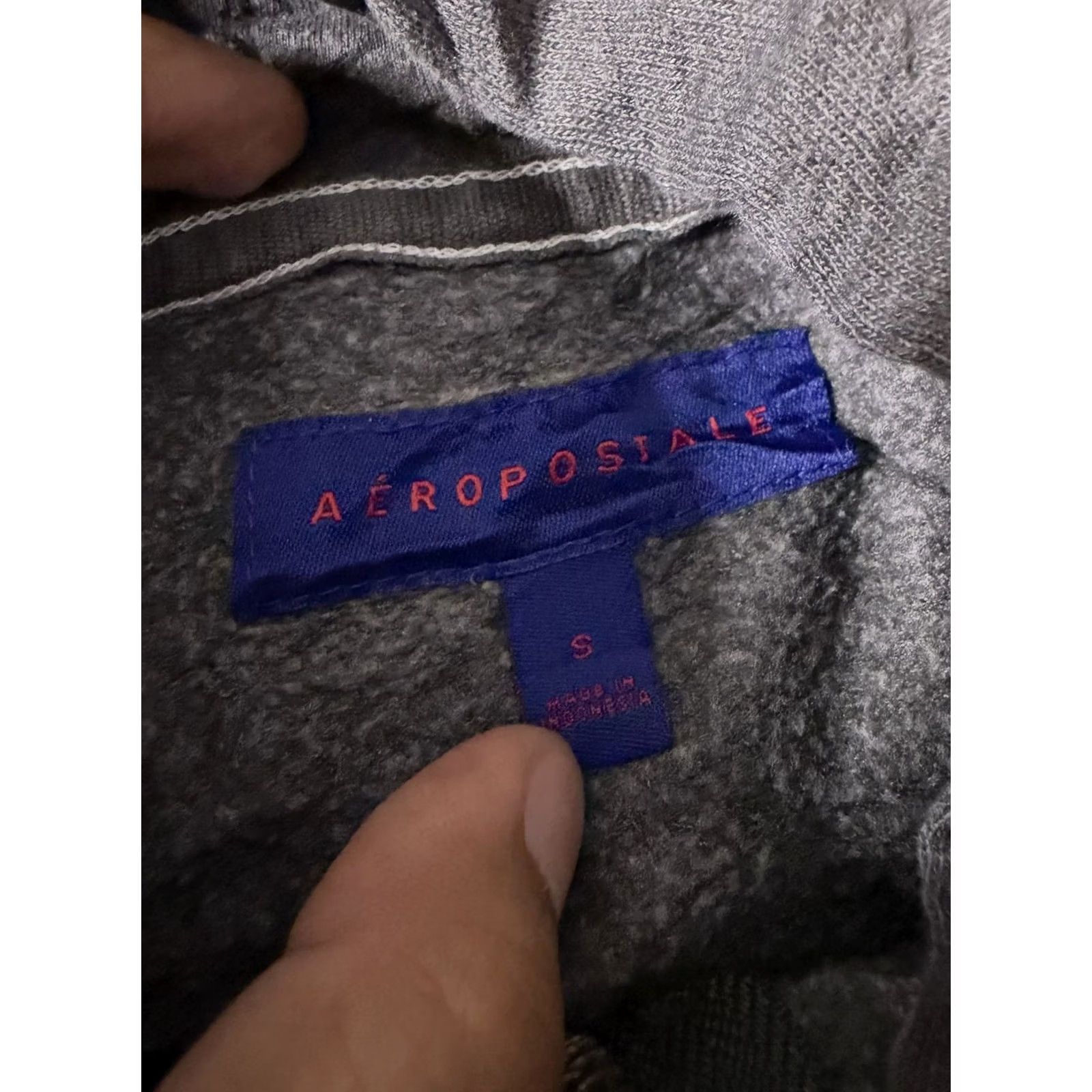 Aeropostale Aeropostale Hoodie Mens Small Gray Full Zip 1987 Athl Dept Graphic Sweatshirt Size US S / EU 44-46 / 1 - 5 Thumbnail