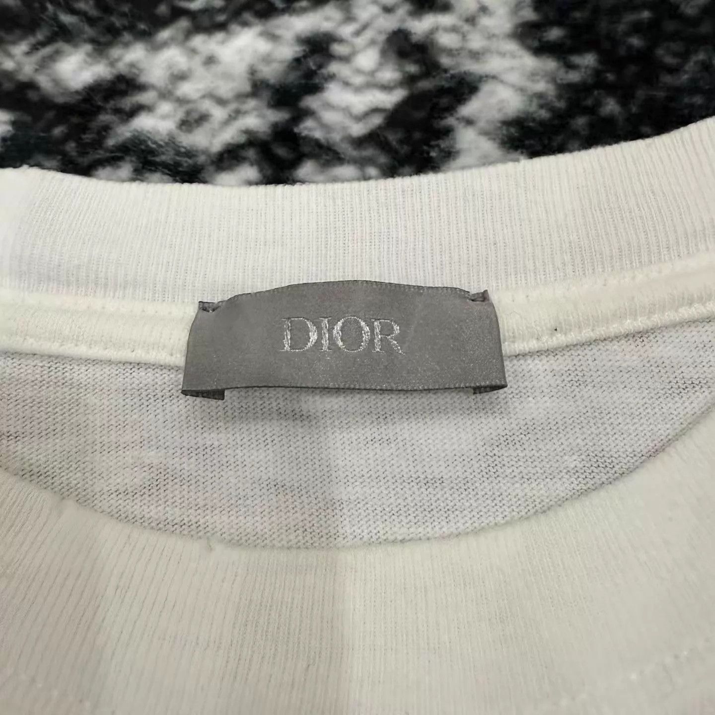 Dior Dior 47 Letter Big Logo White Short Sleeve T-Shirt L Size US L / EU 52-54 / 3 - 3 Thumbnail