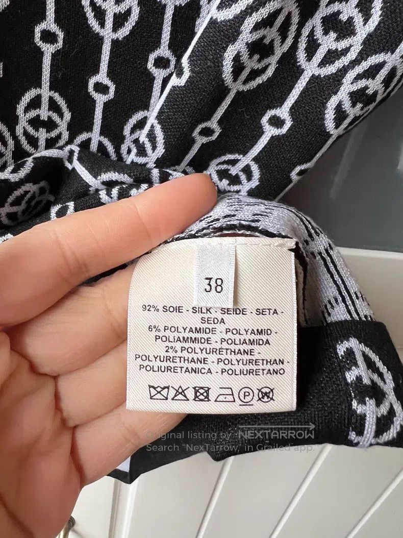Hermes Hermes Black short-sleeved silk top Size XS / US 0-2 / IT 36-38 - 3 Thumbnail