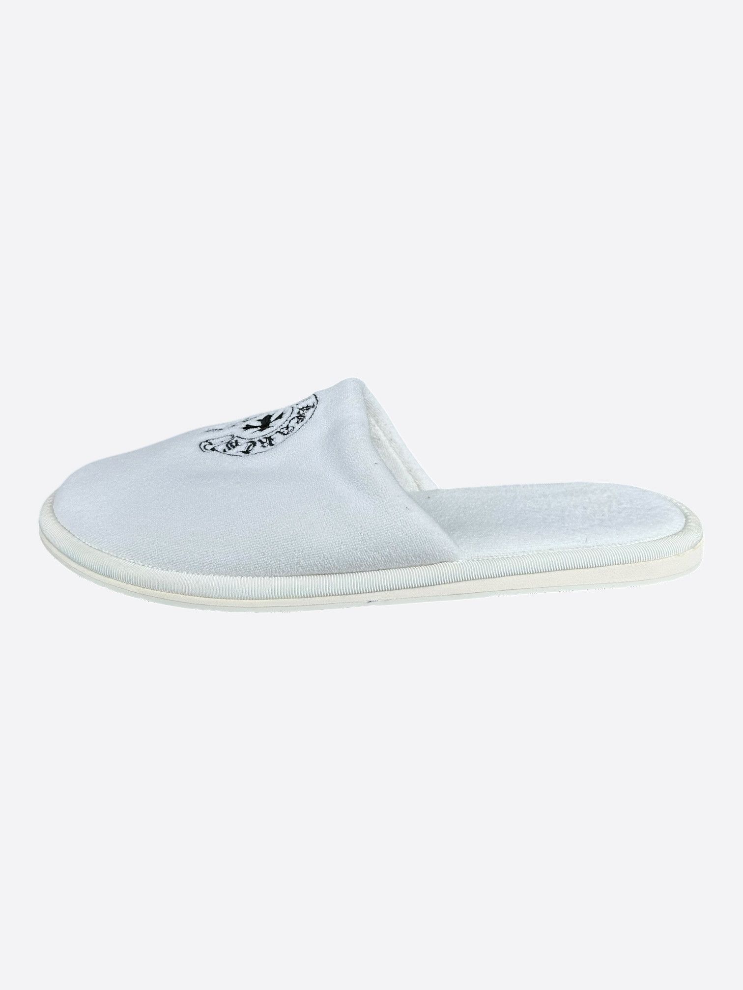 Chrome Hearts Chrome Hearts White & Black Horseshoe Logo Slippers Size US 8 / EU 41 - 4 Thumbnail