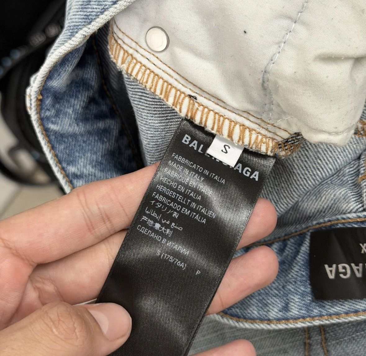 Balenciaga Balenciaga Distressed Layered Jeans Size US 33 - 9 Thumbnail