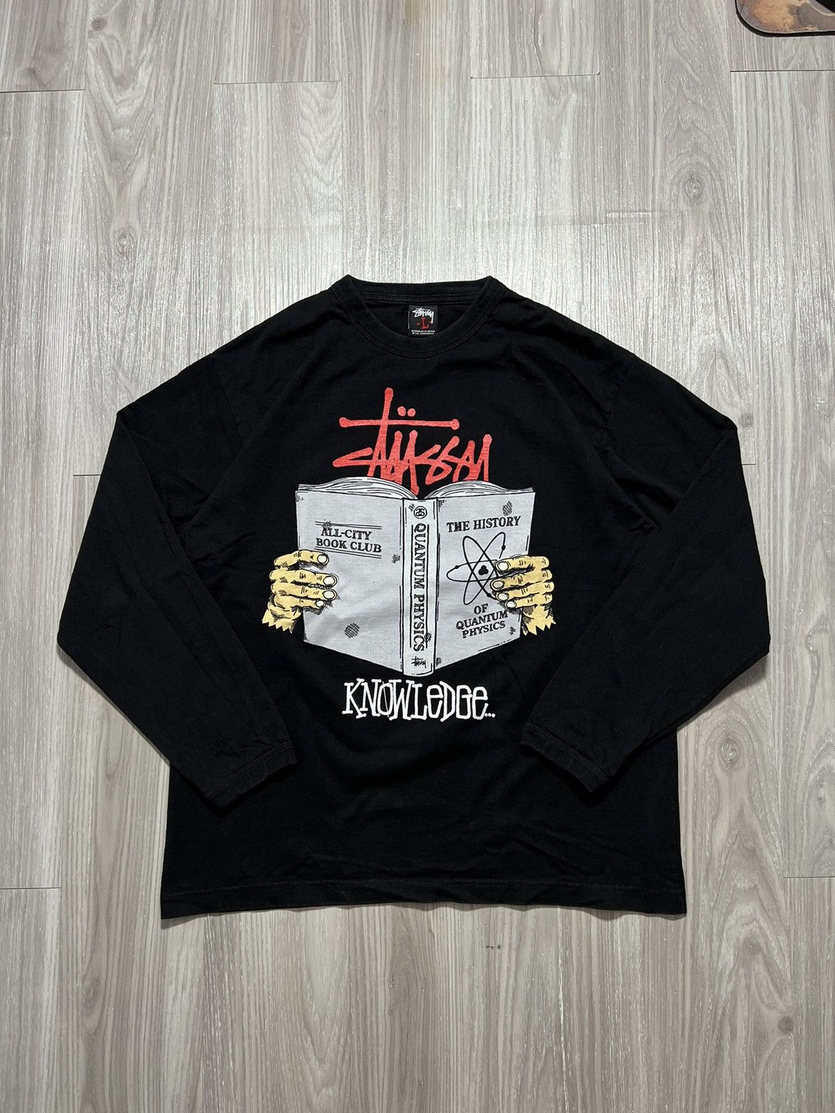 stussy-vintage-stussy-knowledge-history-of-quantum-physics-grailed
