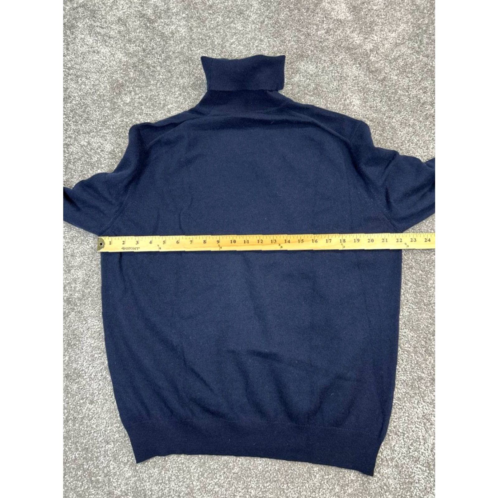 Vintage VINTAGE Drakes Sweater Mens Medium Blue Cashmere Knit Turtleneck Pullover Winter Fall Solid Size US M / EU 48-50 / 2 - 7 Thumbnail