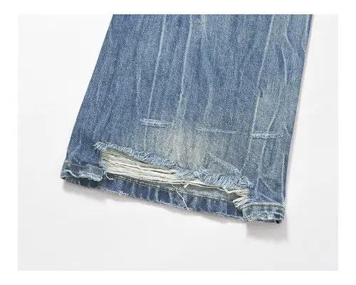 Jean Street 90s hiphop washed skateboard hip-hop jeans Size US 33 - 5 Thumbnail