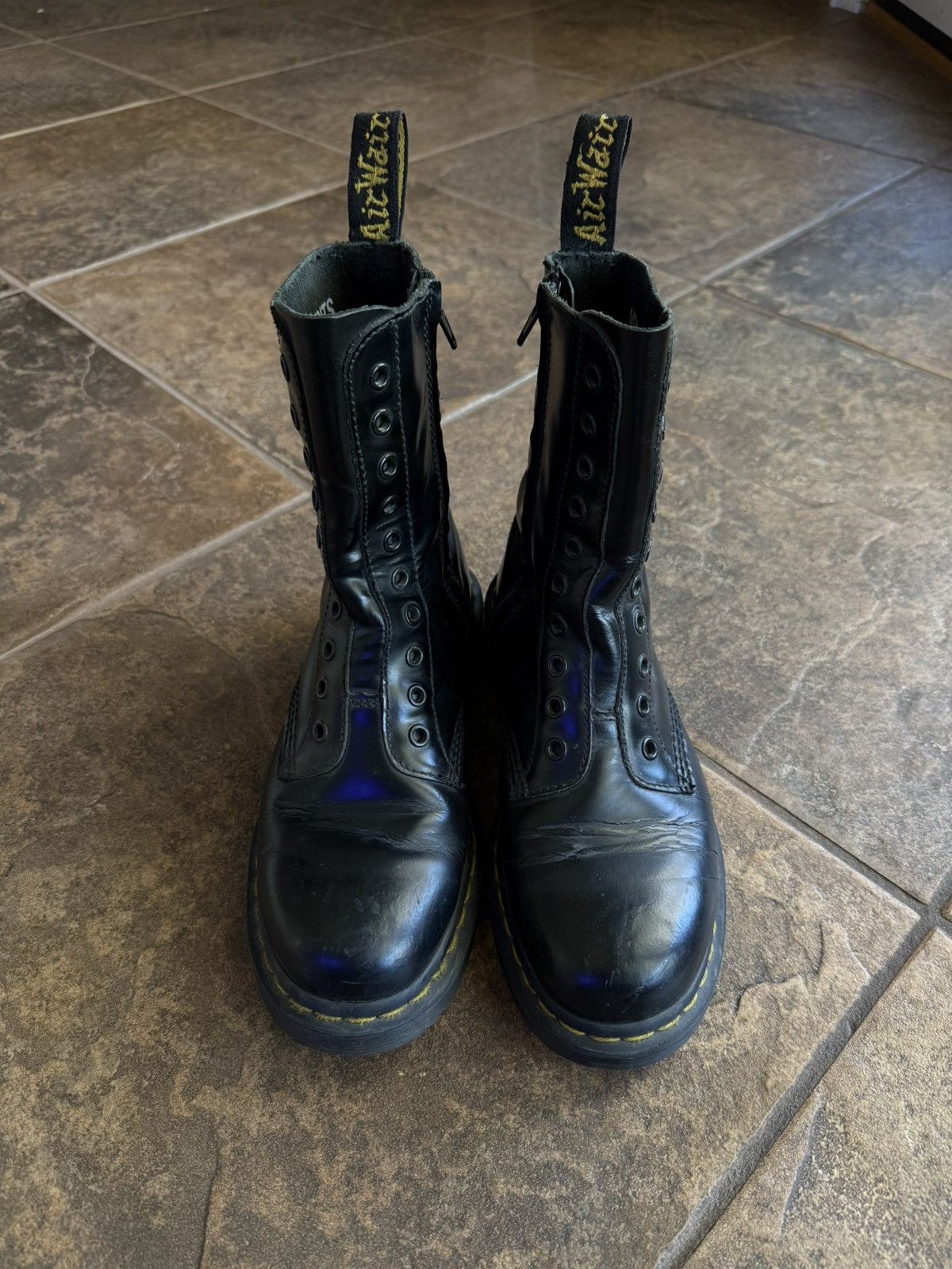 Dr. Martens × Vetements Vetements X Dr. Martens “Border Line” Boots Size US 7.5 / EU 40-41 - 4 Thumbnail