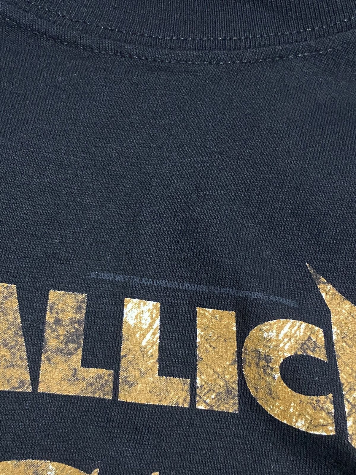 Metallica × Vintage Metallica Death Magnetic World Tour Vintage T shirt Big Logo Size US L / EU 52-54 / 3 - 8 Thumbnail