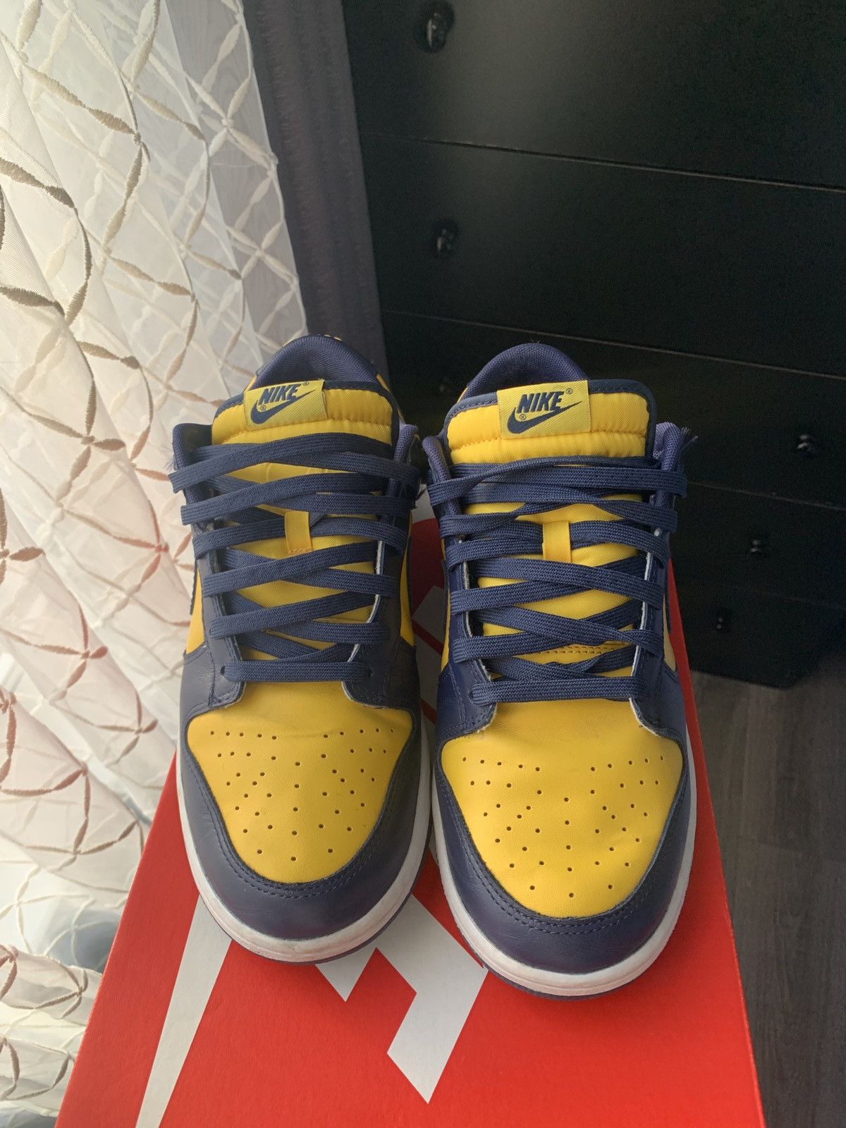 Nike × Vintage Nike Dunk Low “Michigan” Size US 10 / EU 43 - 3 Thumbnail