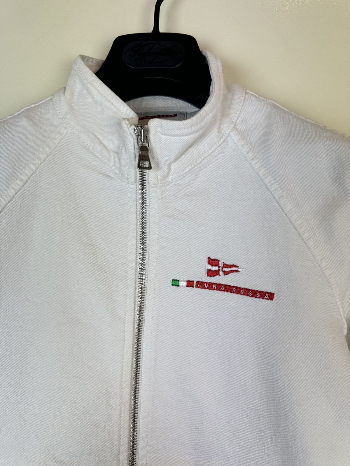 Prada Prada Luna Rosa vintage white denim cotton jacket rare S Size S / US 4 / IT 40 - 4 Thumbnail