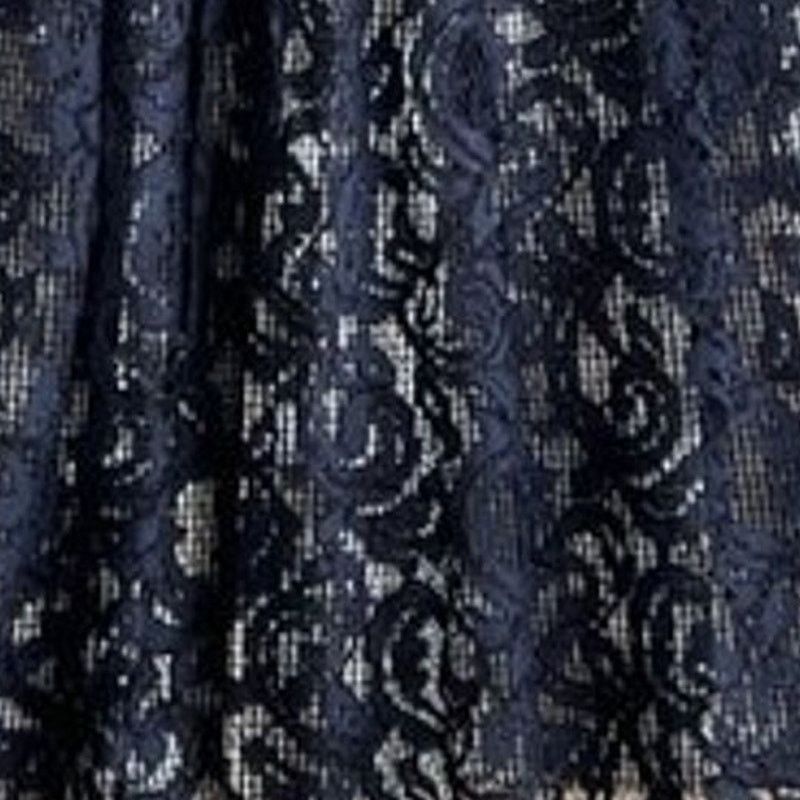 Carven Carven Blue Lace Pattern Mini Dress, S/US4/FR36 SRP: $2040 Size S / US 4 / IT 40 - 7 Thumbnail