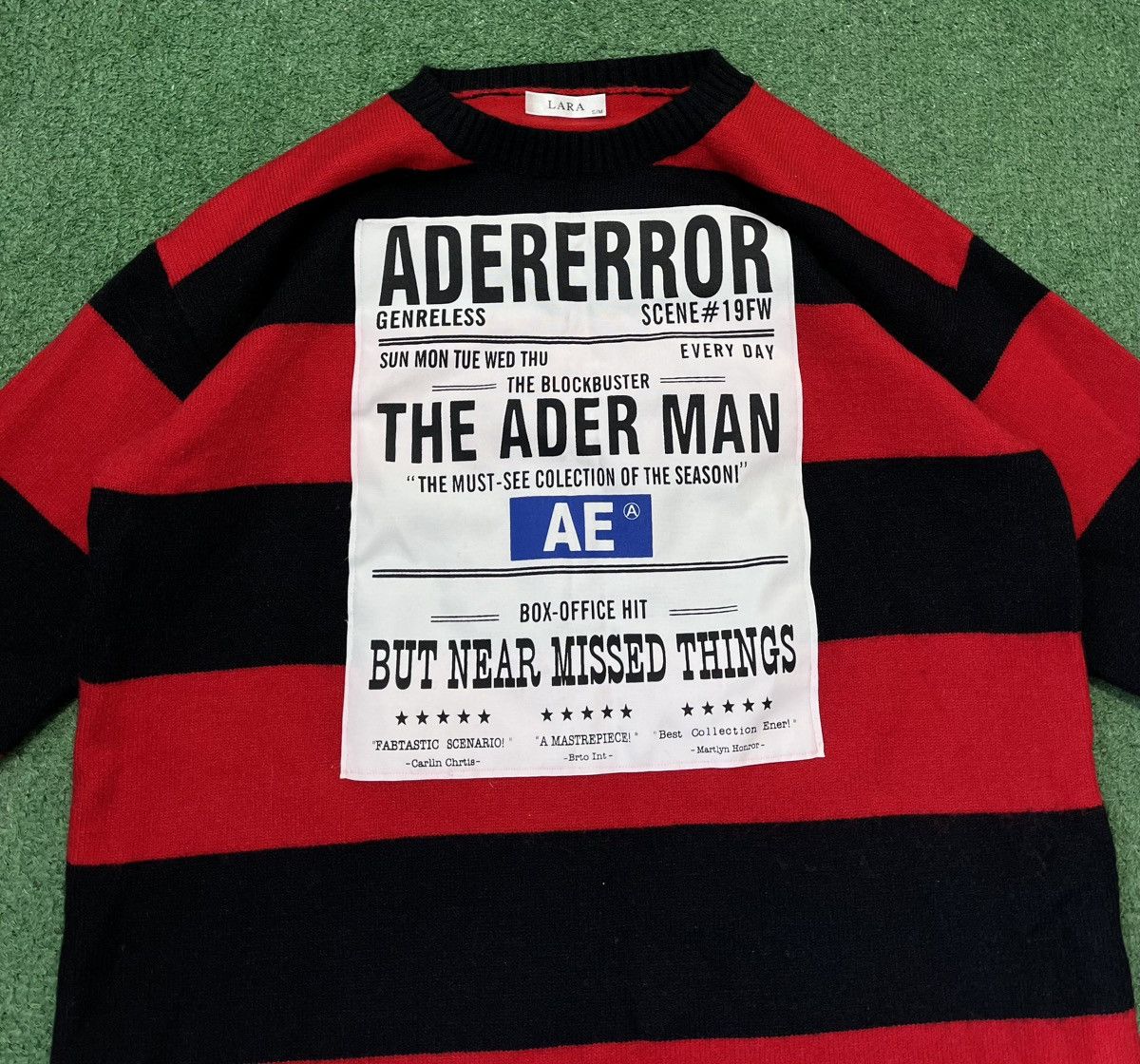 Ader Error Ader Error Striped Sweater Streetwear Size US M / EU 48-50 / 2 - 3 Thumbnail