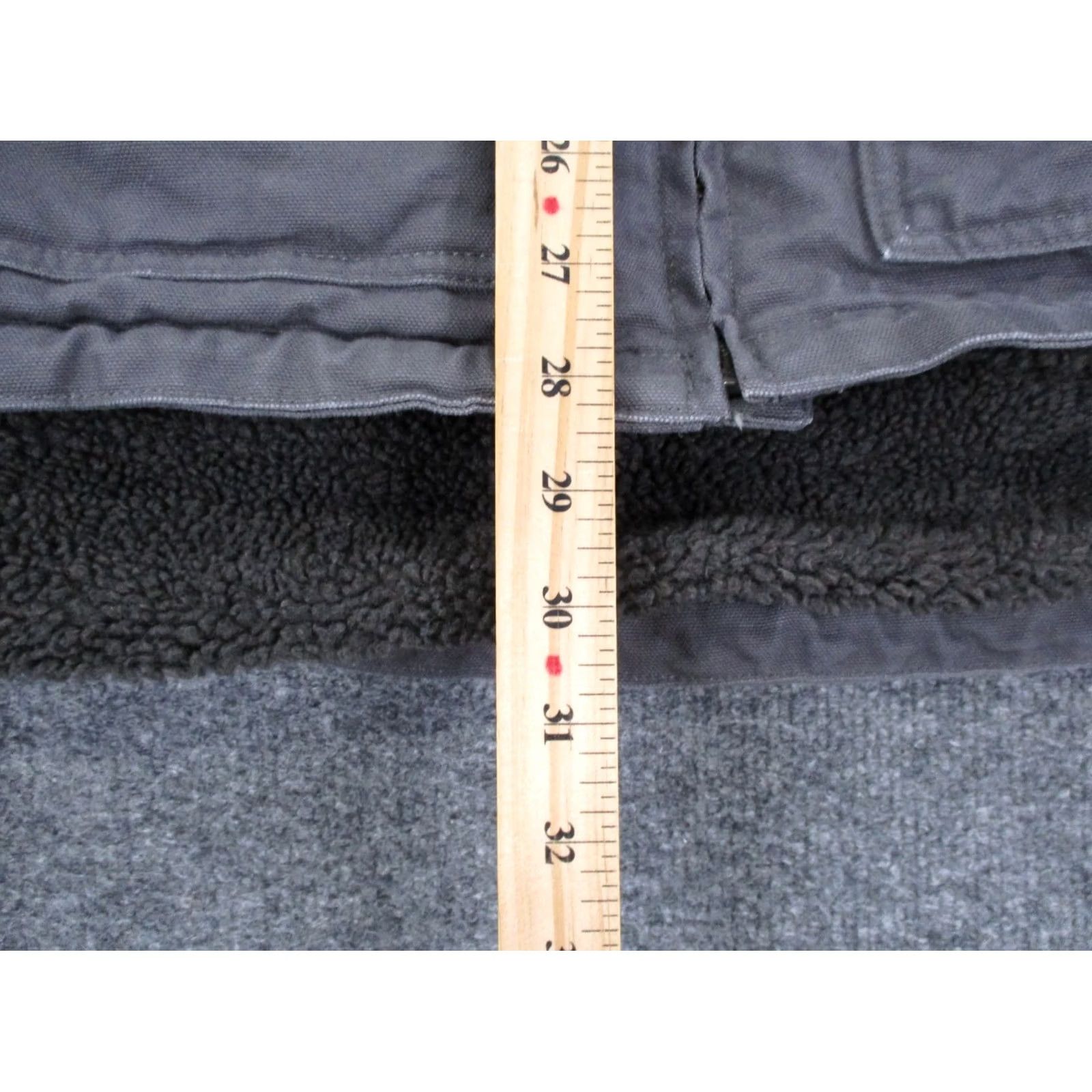 Carhartt Carhartt Vest Mens 3XLT Gray Canvas Heavy Duty Workwear Zip Full Zip Windbreaker Pockets Regular Stand-Up Collar Outdoors Winter, Spring, Fall Mens Size US XXL / EU 58 / 5 - 4 Thumbnail