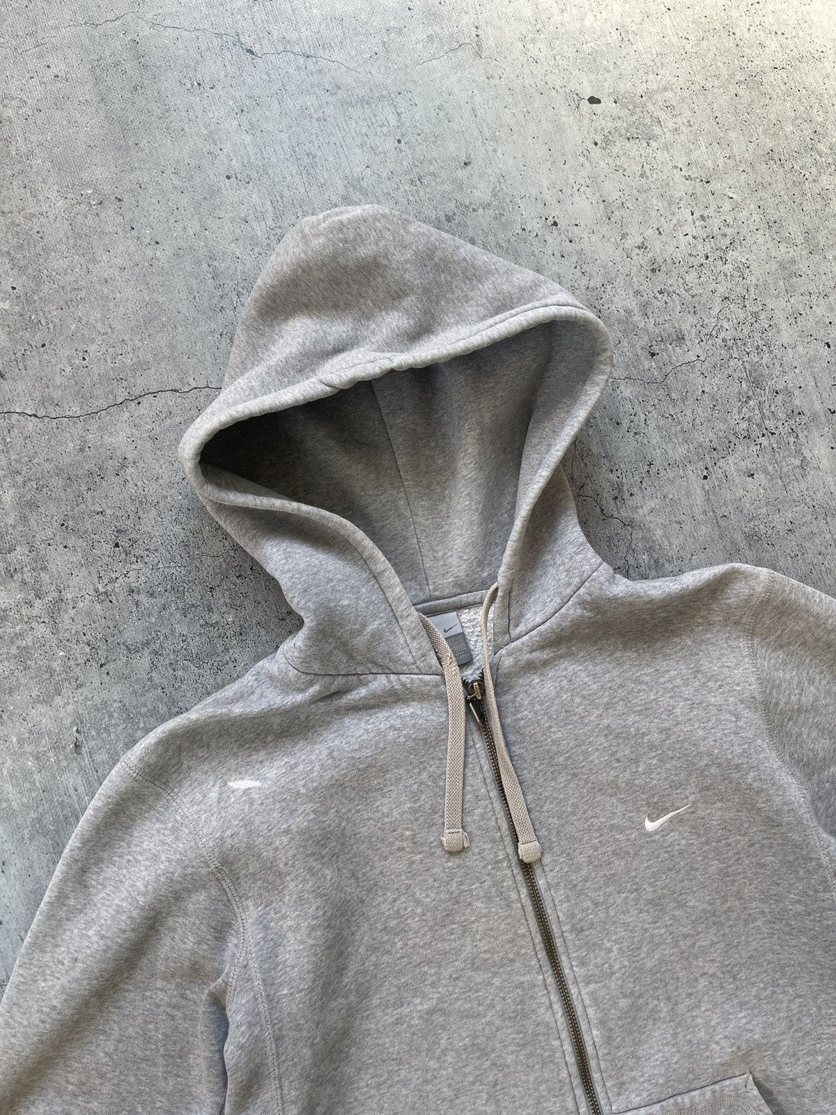 Nike × Vintage Nike Zip Hoodie distressed Vintage Y2K Oversized Streetwear Size US M / EU 48-50 / 2 - 3 Thumbnail