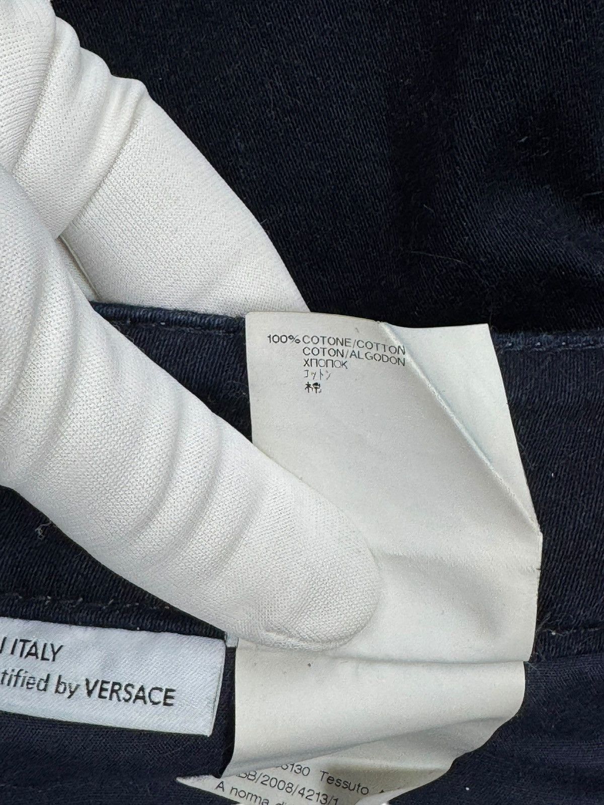 Versace Gianni Versace Couture Dark Blue Jeans Bootcut size 27 Size 27" / US 4 / IT 40 - 15 Thumbnail