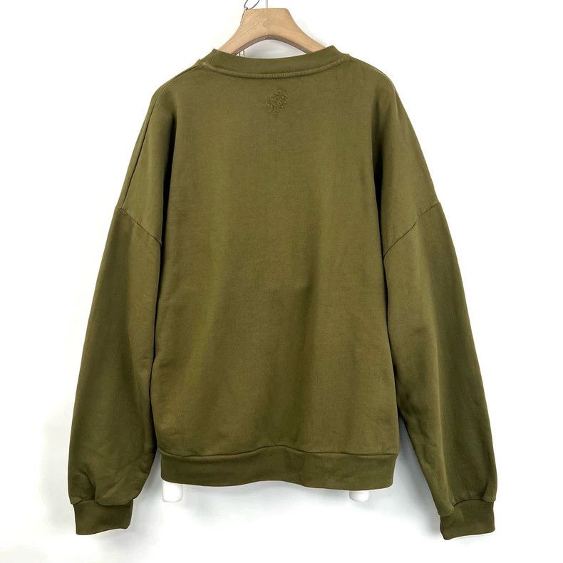 Louis Vuitton Louis Vuitton Army green studded logo sweatshirt Size US XXL / EU 58 / 5 - 3 Thumbnail