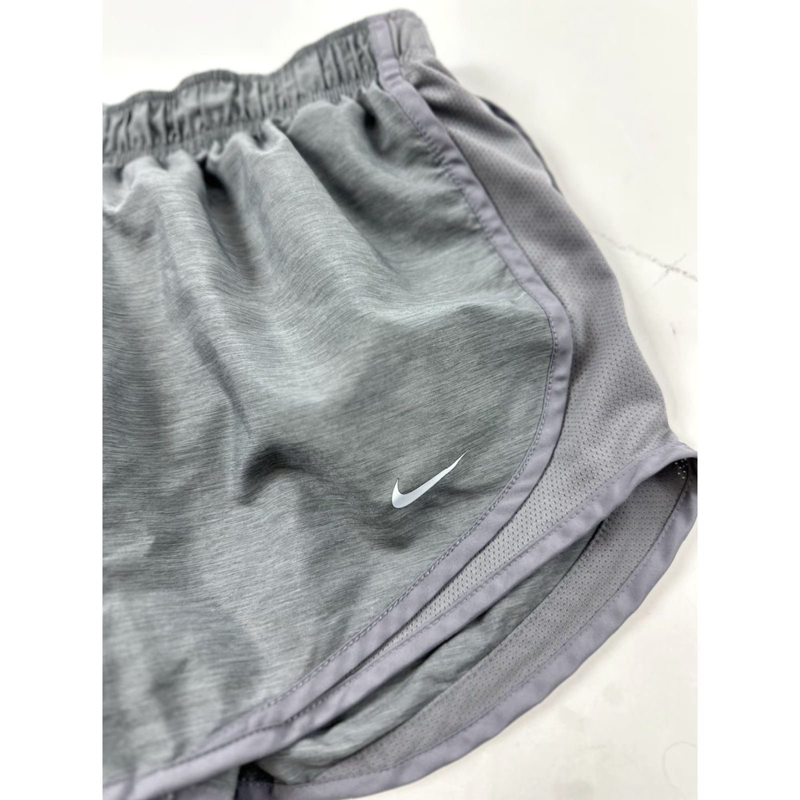 Nike Nike Shorts M Medium Grey Tempo Running Lined Brief Women’s Size 32" / US 10 / IT 46 - 2 Thumbnail