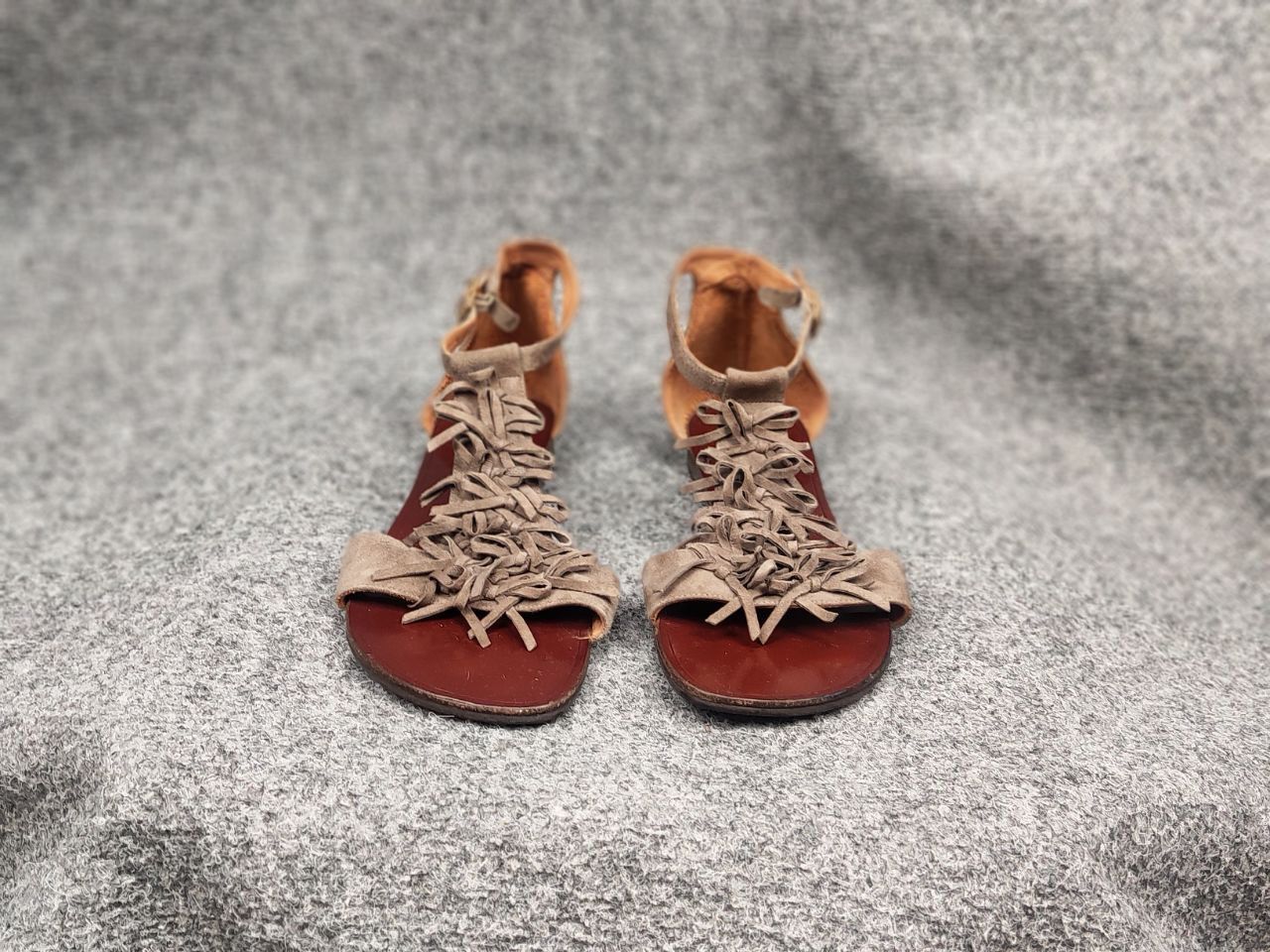 Chicos Chie Mihara Premium leather sandals without heels Shoes Size US 8.5 / IT 38.5 - 4 Thumbnail