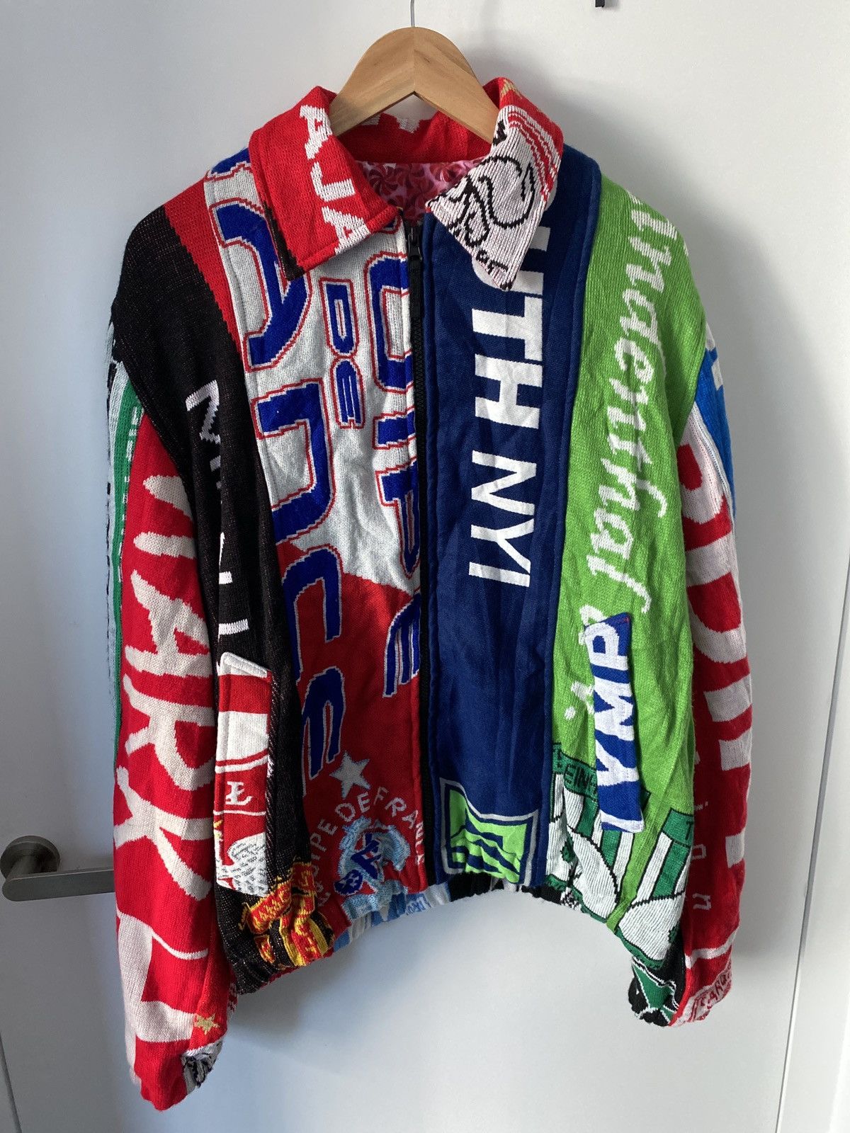 Vintage Custom Football Scarf jacket Size US M / EU 48-50 / 2 - 1 Thumbnail