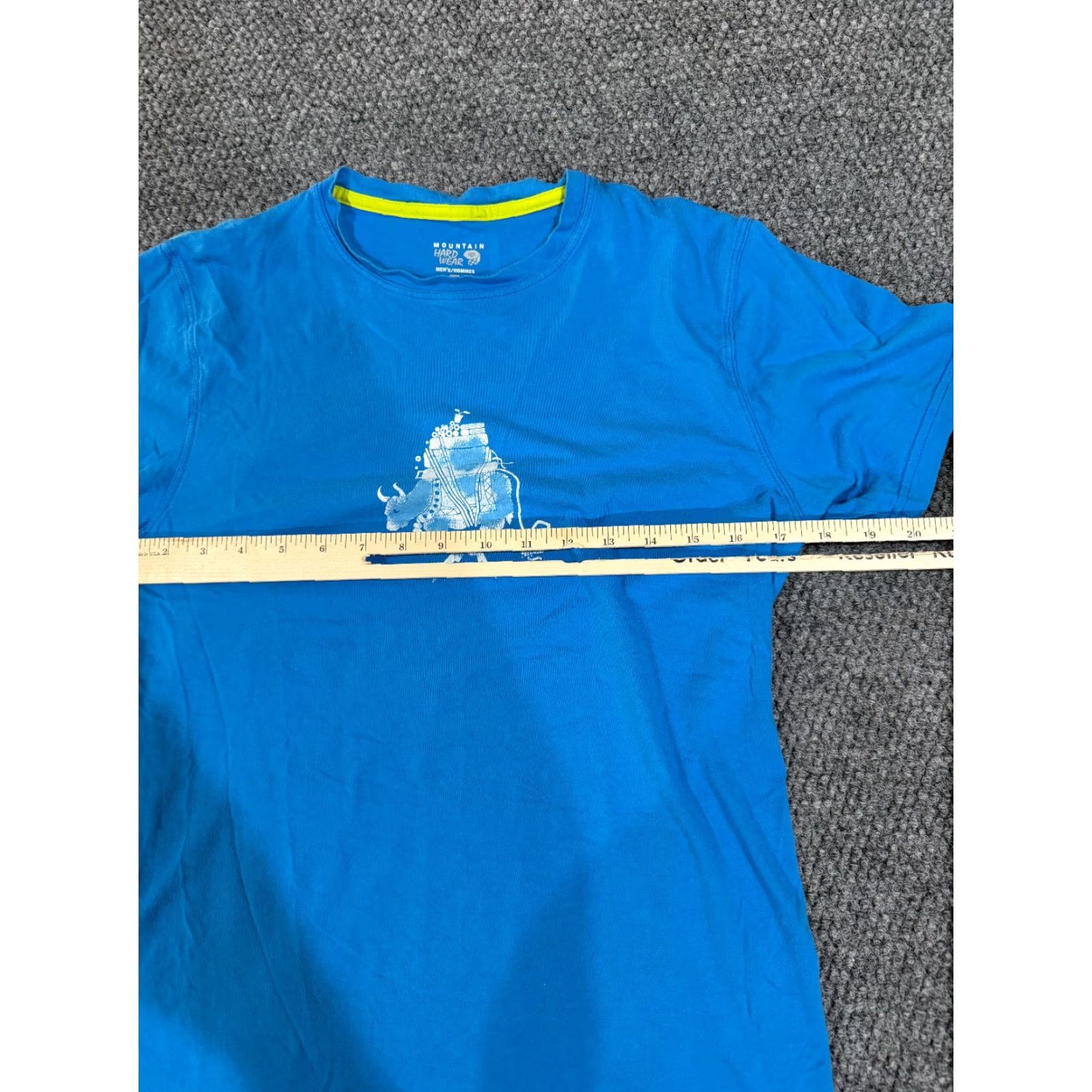 Mountain Hardwear Mountain Hardwear T Shirt Mens S Blue Short Sleeve Graphic Outdoor Hiking Cap Logo Crew Neck Size US S / EU 44-46 / 1 - 4 Thumbnail