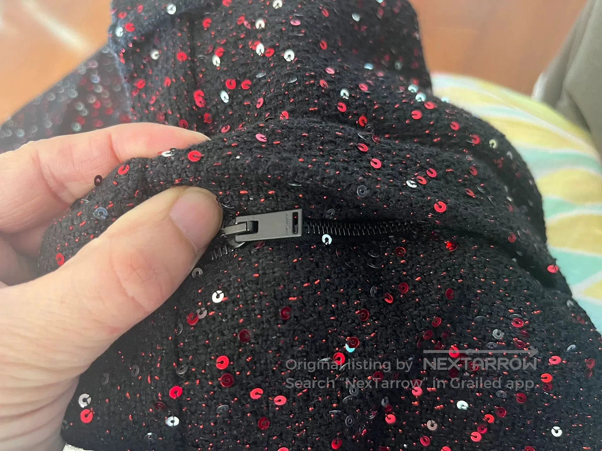Saint Laurent Paris Saint Laurent Sequin Trousers. Size US 30 / EU 46 - 6 Thumbnail