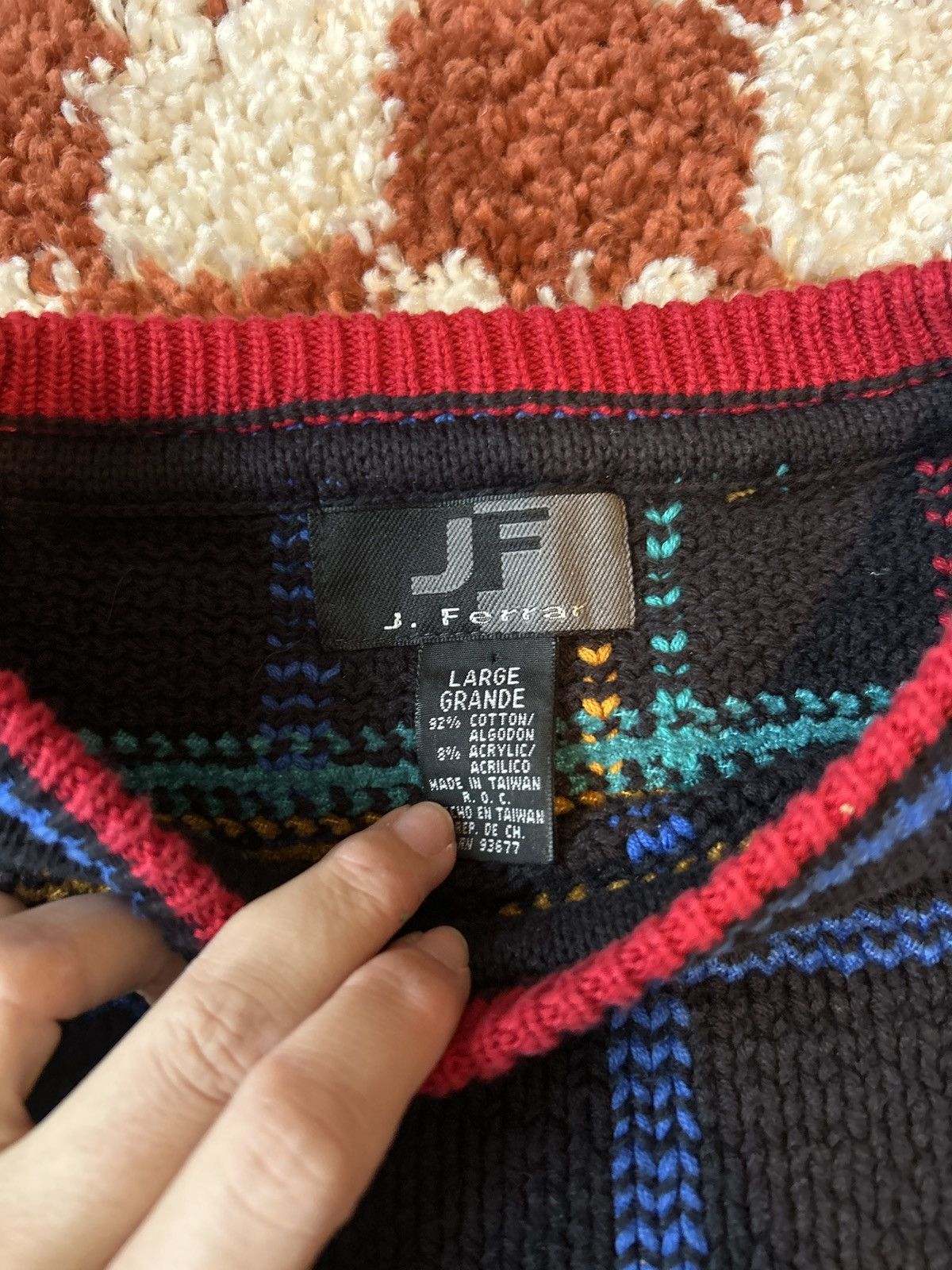 Vintage Vintage Knit Sweater Size US L / EU 52-54 / 3 - 2 Thumbnail