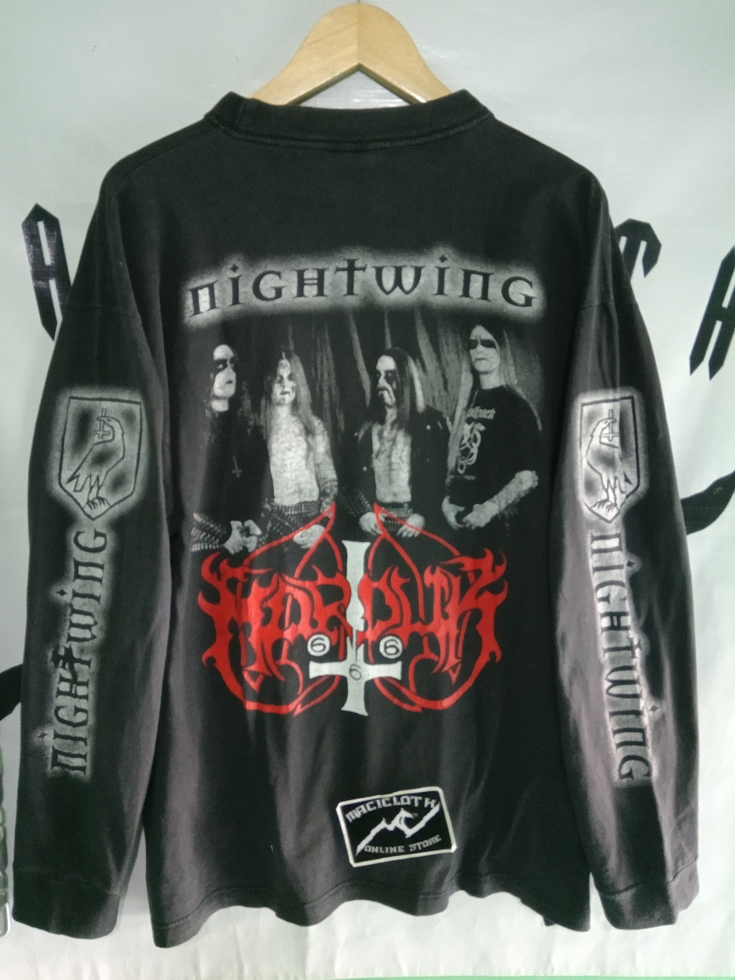 Band Tees × Vintage Vintage MARDUK nightwing Size US XL / EU 56 / 4 - 3 Thumbnail