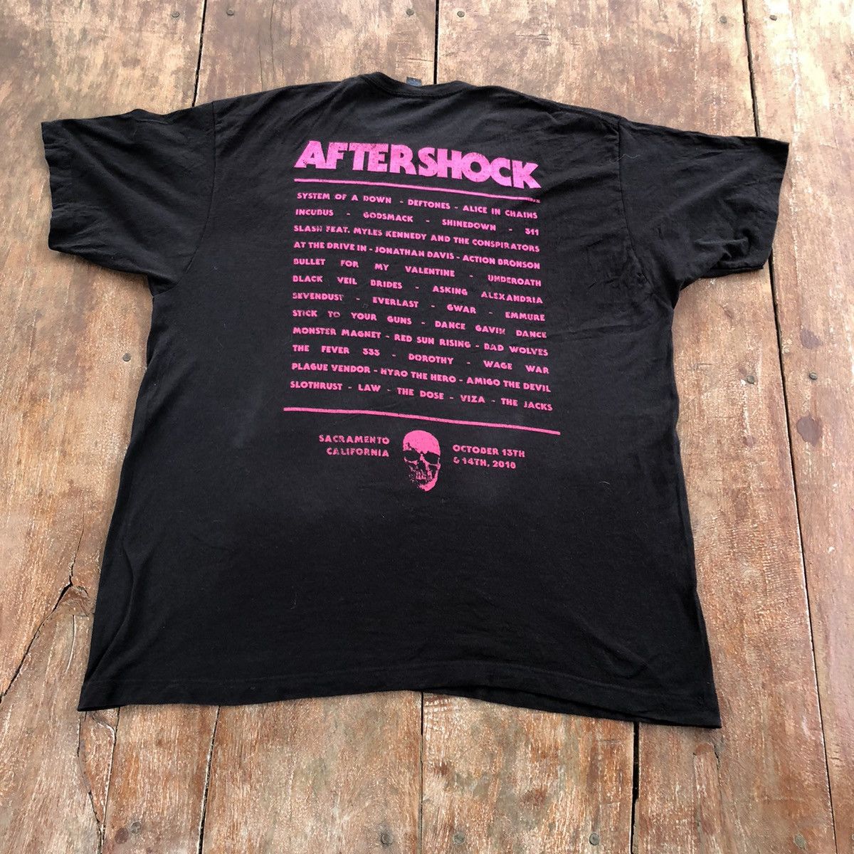 Band Tees Vintage 2010 Aftershock Metal Band Rare Shirt Size US XL / EU 56 / 4 - 3 Thumbnail