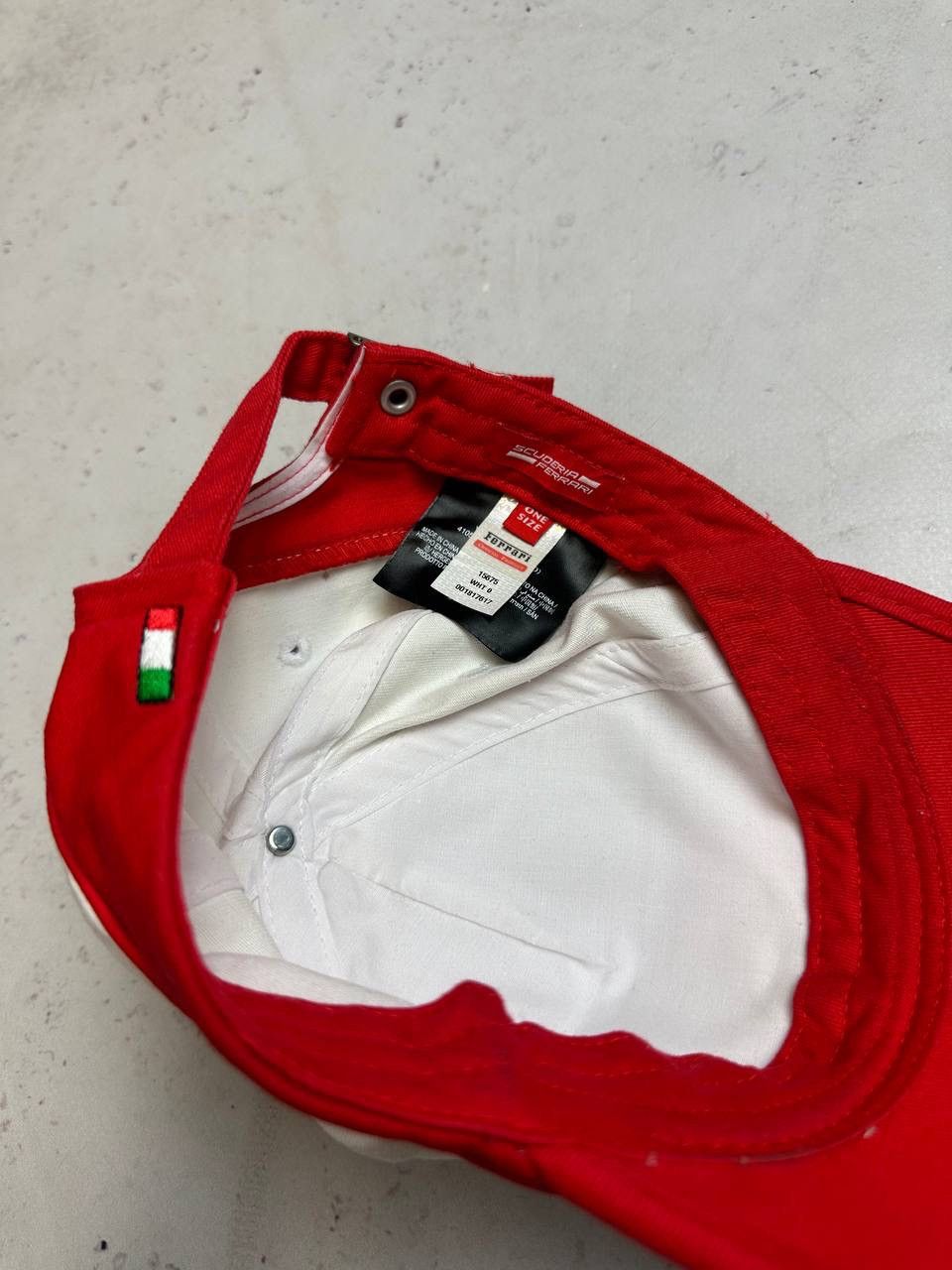 Ferrari Vintage Scuderia Ferarri Racing F-1 Racing Cap Y2K Os Size ONE SIZE - 4 Thumbnail