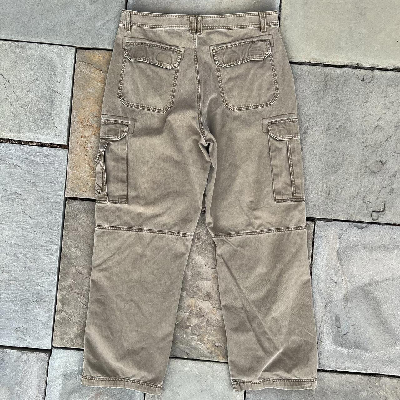 UNIONBAY Y2K Utility Cargo Pants Dark Khaki Size US 36 / EU 52 - 4 Thumbnail