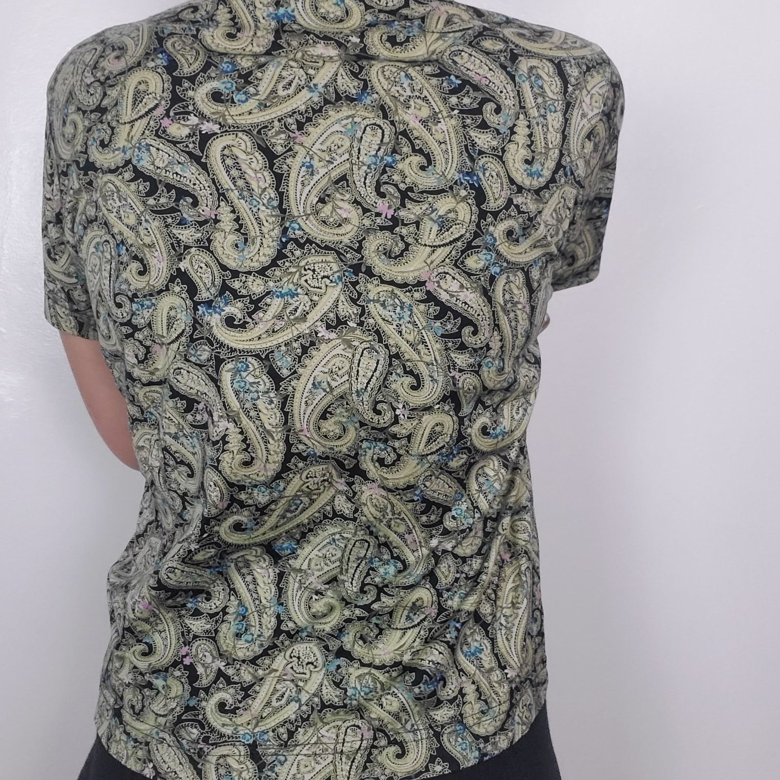 Other Tail Paisley Polo T-Shirt Athleisure Flower Top Medium Size M / US 6-8 / IT 42-44 - 4 Thumbnail