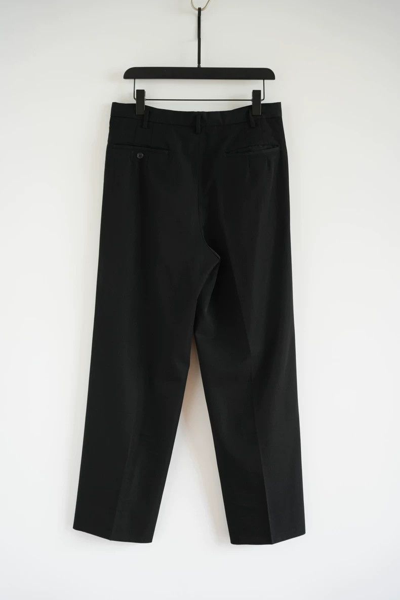 Yohji Yamamoto Yohji Yamamoto size l 90s pleated wool straight-leg trouse Size US 30 / EU 46 - 2 Thumbnail