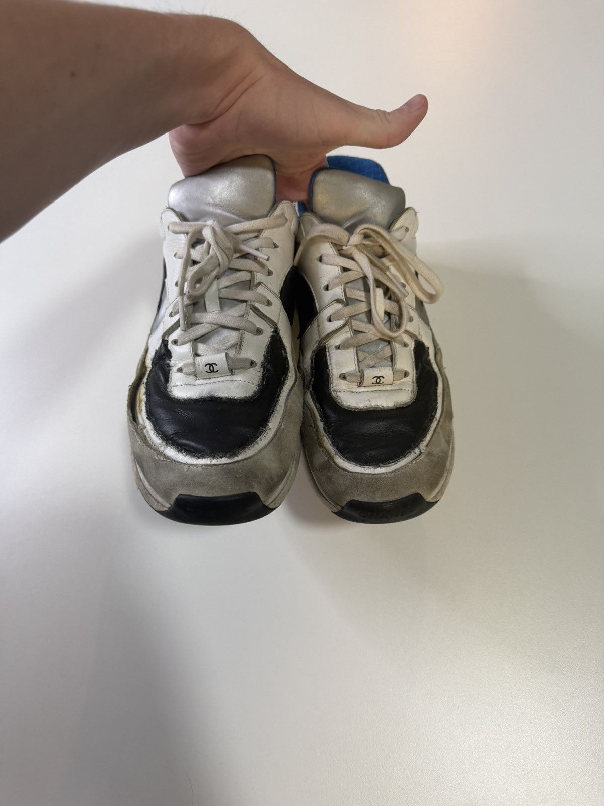 Chanel Chanel Low Top Runner Trainer Sneakers Size US 8.5 / EU 41-42 - 3 Thumbnail
