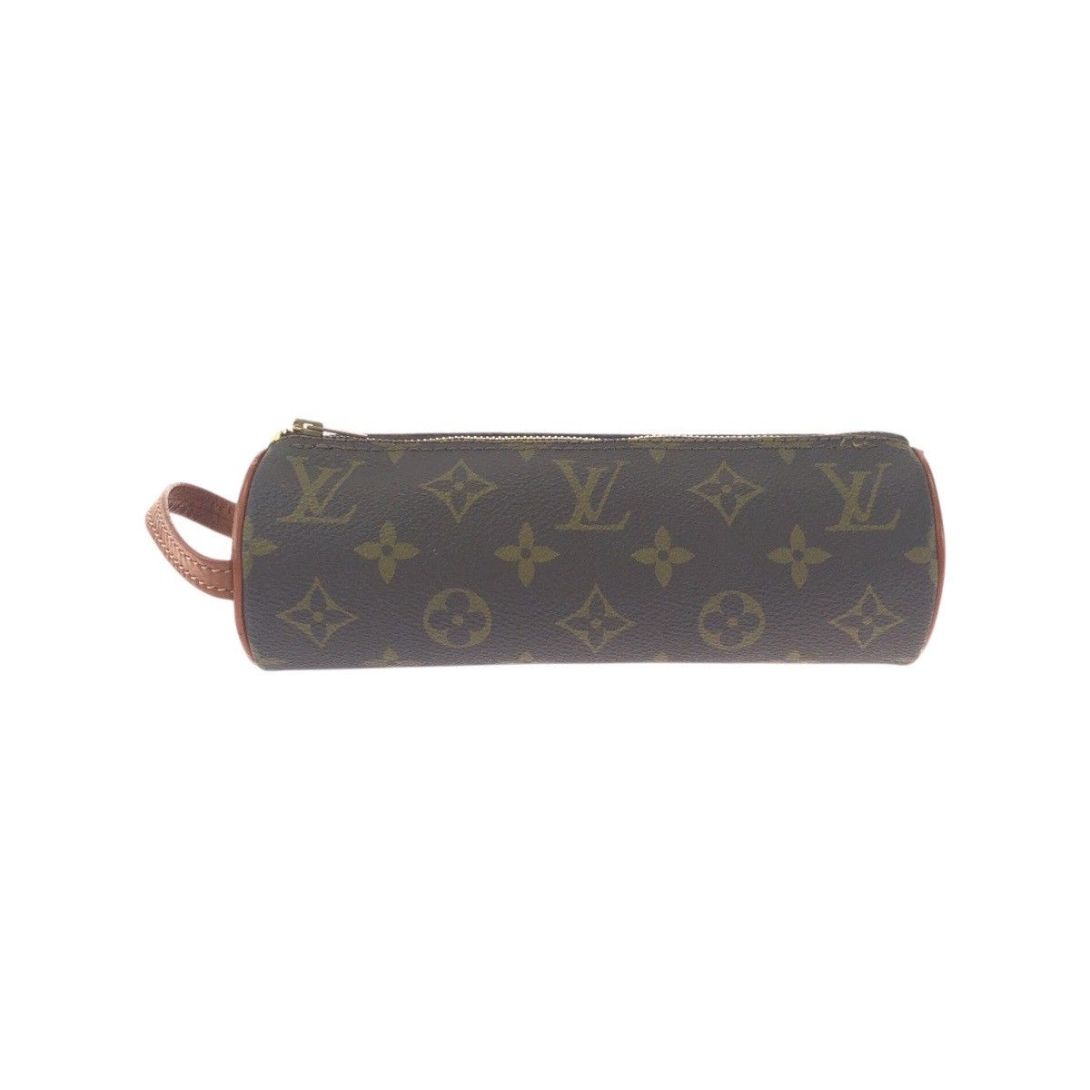 Louis Vuitton Louis Vuitton Louis Vuitton Trusse Ronde Monogram Leather Pen Case Canvas Pencil case M47630 Size ONE SIZE - 1 Thumbnail
