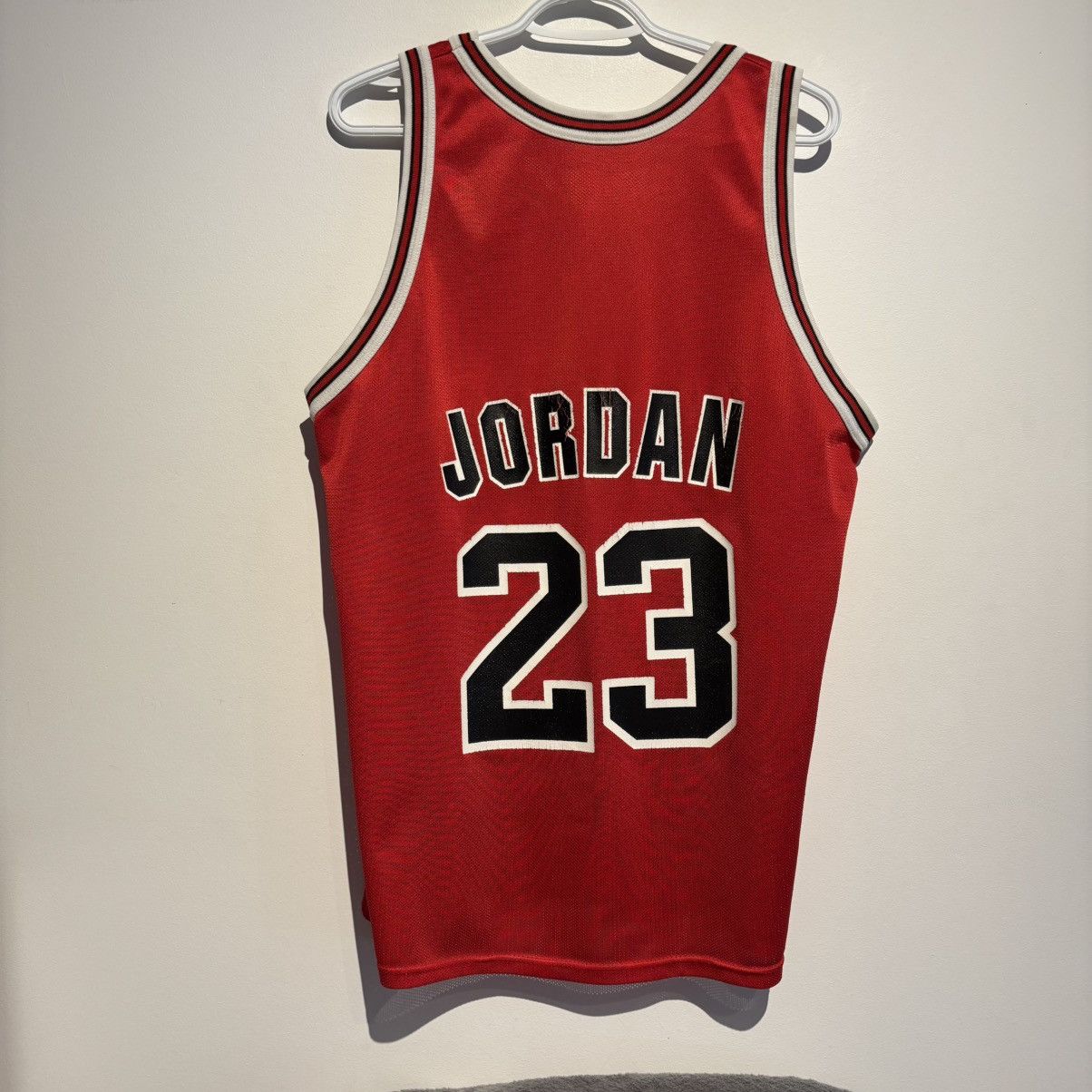 Champion Authentic 1992 Michael Jordan Champion Jersey 44 Red Vintage Size US M / EU 48-50 / 2 - 2 Thumbnail