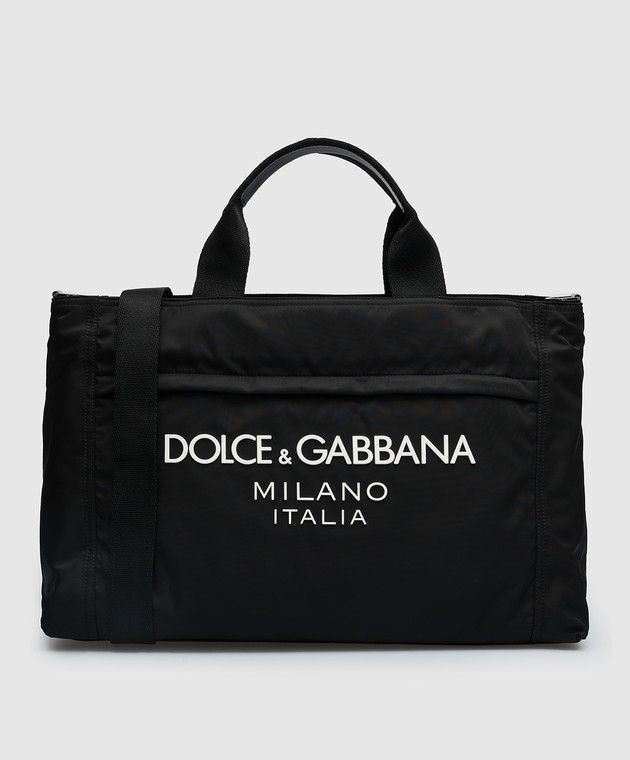 Dolce & Gabbana o1y0125 Size : OS / Logo Shell Handbag in Black Size ONE SIZE - 1 Thumbnail