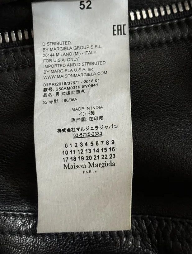 Maison Margiela Maison Margiela 5 Zip Leather Hooded Jacket Size US L / EU 52-54 / 3 - 5 Thumbnail