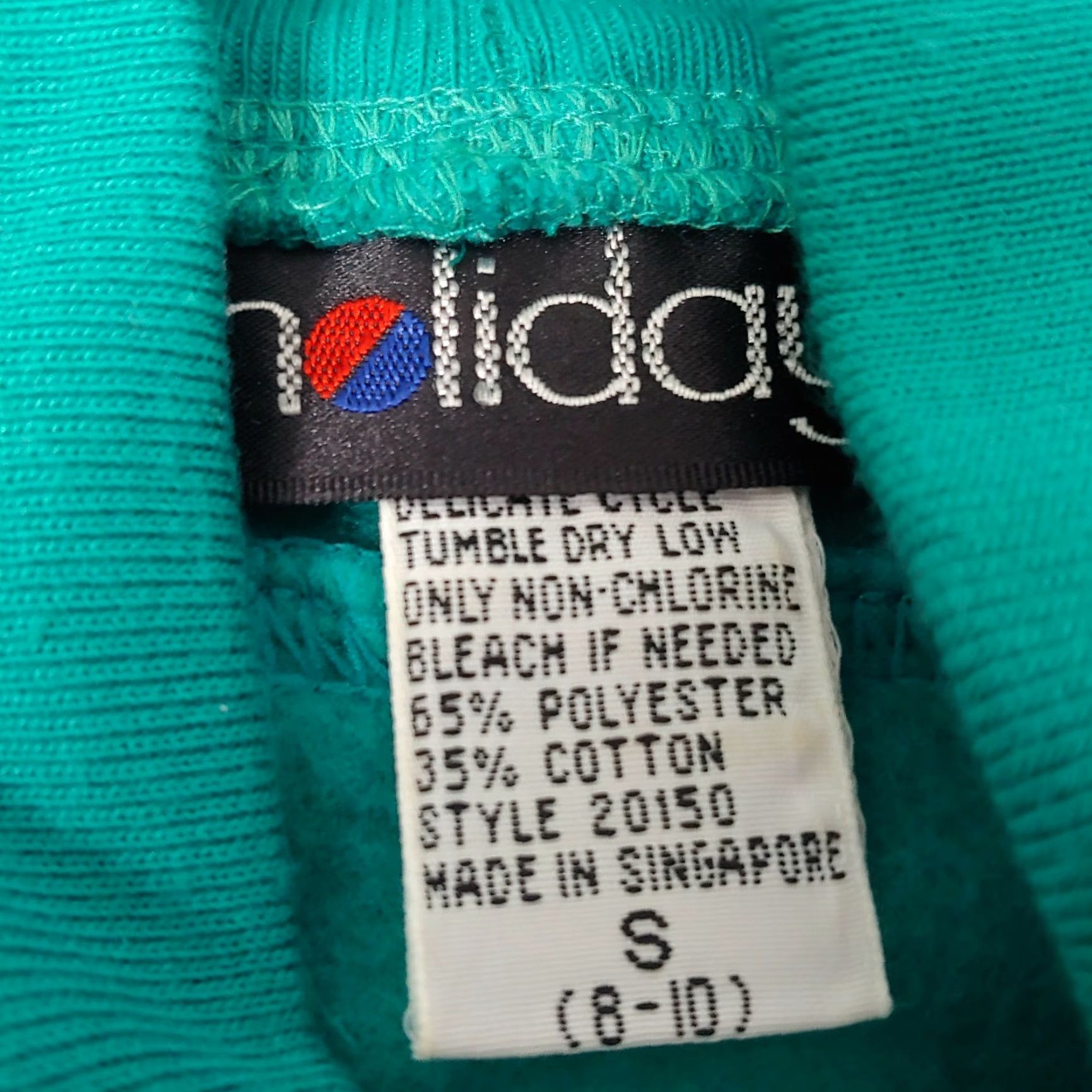 Vintage VINTAGE Sweatshirt Women S Embroidered Floral Cottagecore Turquoise Mock Neck Size S / US 4 / IT 40 - 8 Thumbnail