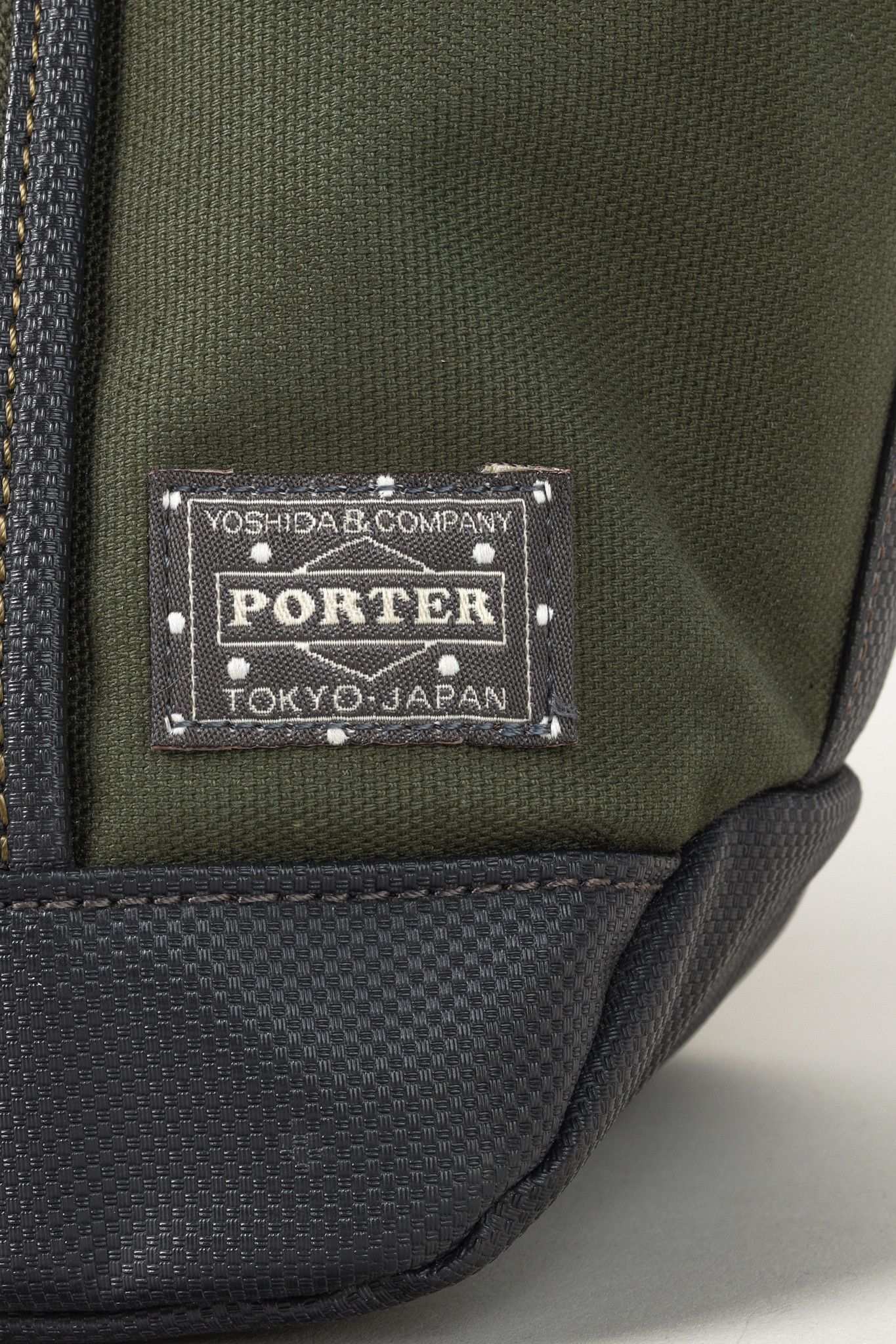 Porter Porter Girl Green Canvas Boyfriend Tote Size ONE SIZE - 6 Thumbnail