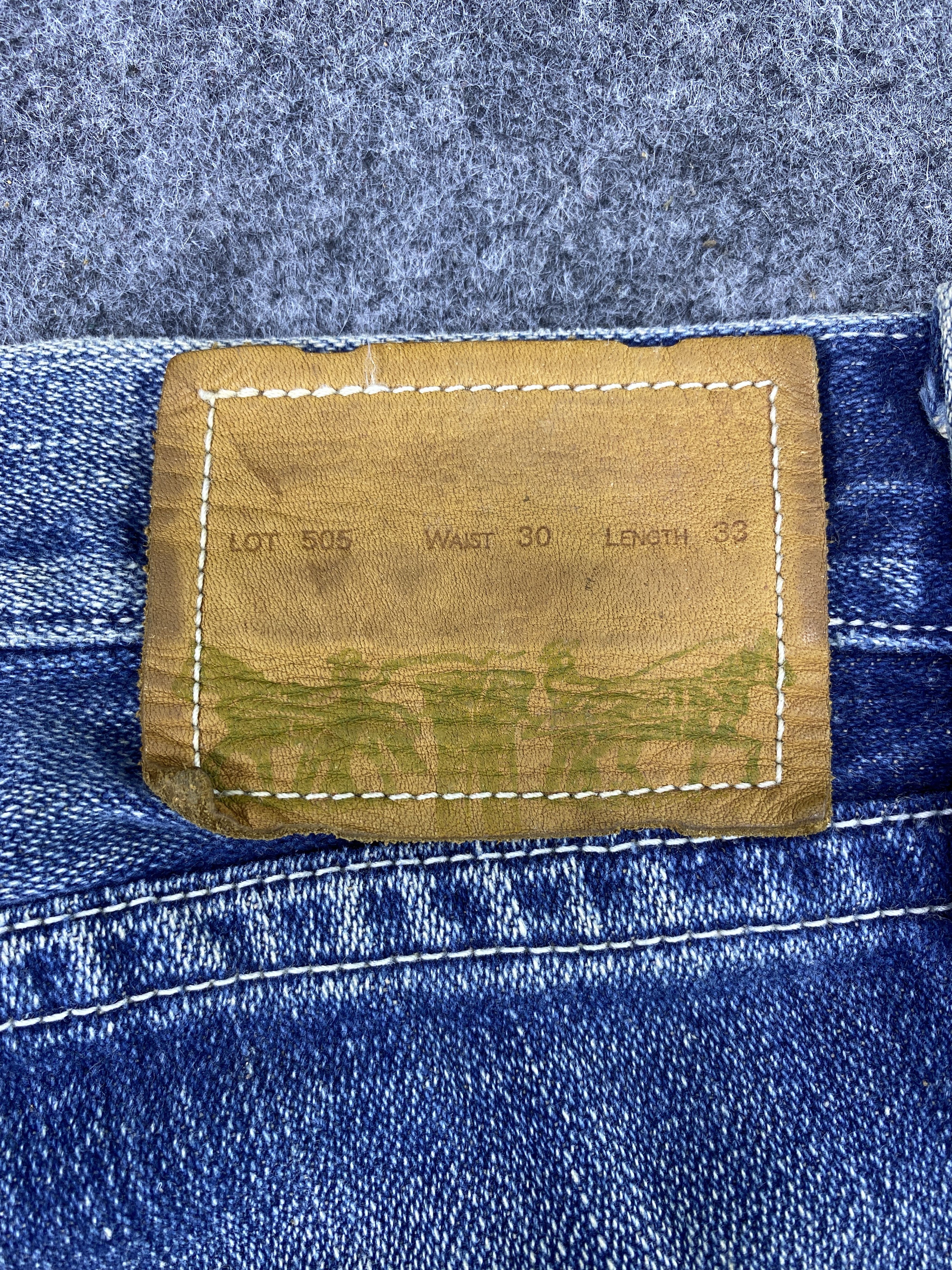 Levi's Vintage Levi's Lot 505 Distressed Blue Wash Jeans - J968 Size US 32 / EU 48 - 9 Thumbnail