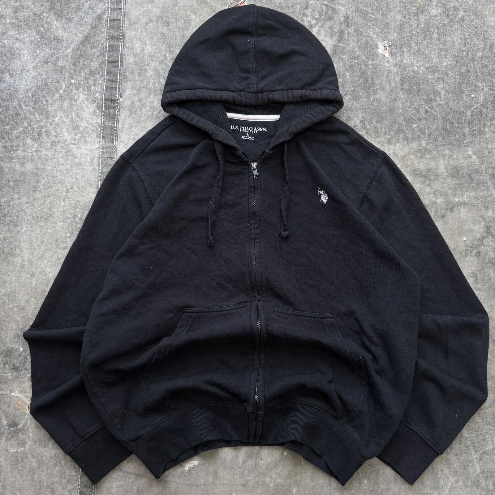 U.S. Polo Assn. Vintage Y2K U.S. Polo Assn. Full Zip Thermal Lined Hoodie Size US L / EU 52-54 / 3 - 1 Thumbnail