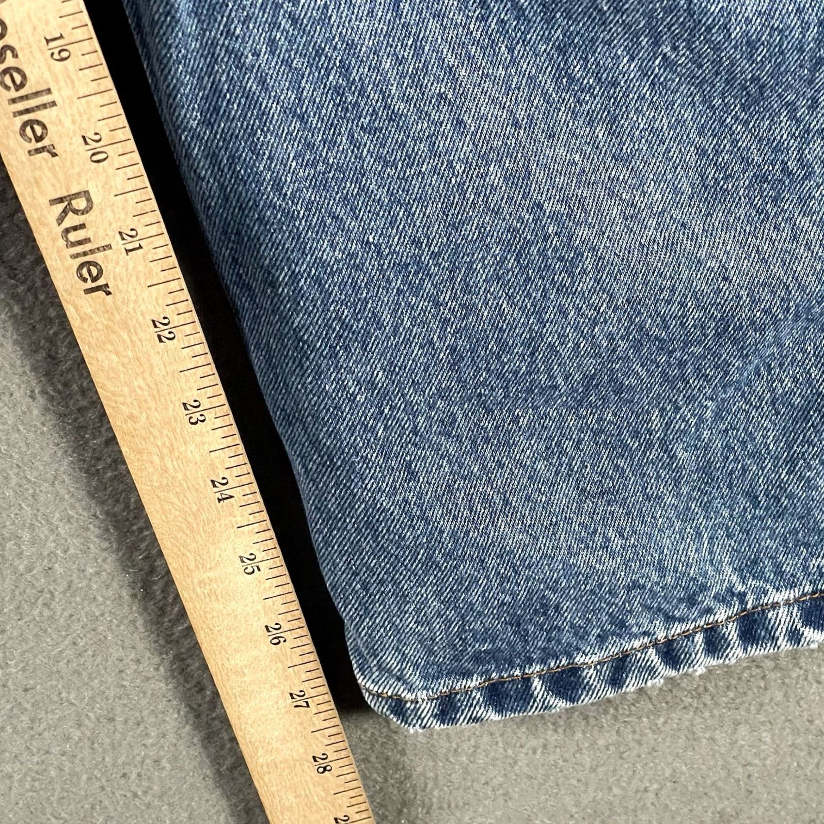 Chaps Chaps Jeans Straight Fit 40x30 Denim Blue Regular Men’s 5-Pocket Logo Zipper Button Vintage Preppy 90s Comfort Classic Size US 40 / EU 56 - 7 Thumbnail