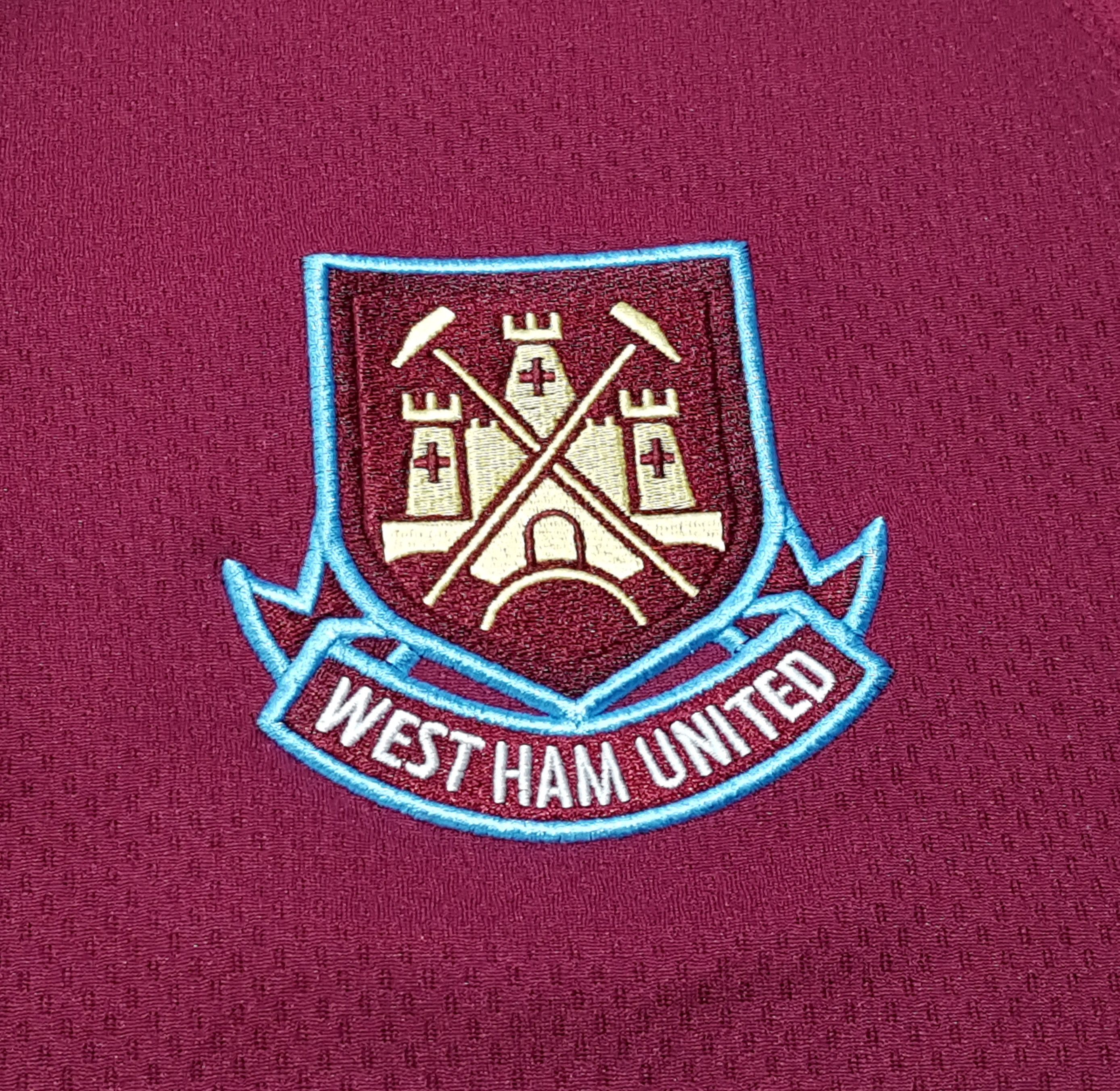 Macron Macron West Ham United 2012/13 Home Soccer Jersey Shirt sz L Size US L / EU 52-54 / 3 - 10 Thumbnail