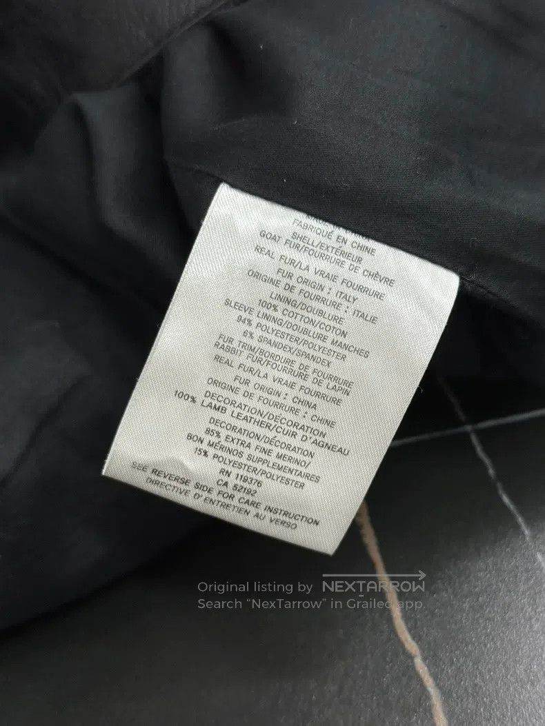 Helmut Lang HELMUT LANG Black fur and wool blend jacket Size M / US 6-8 / IT 42-44 - 5 Thumbnail
