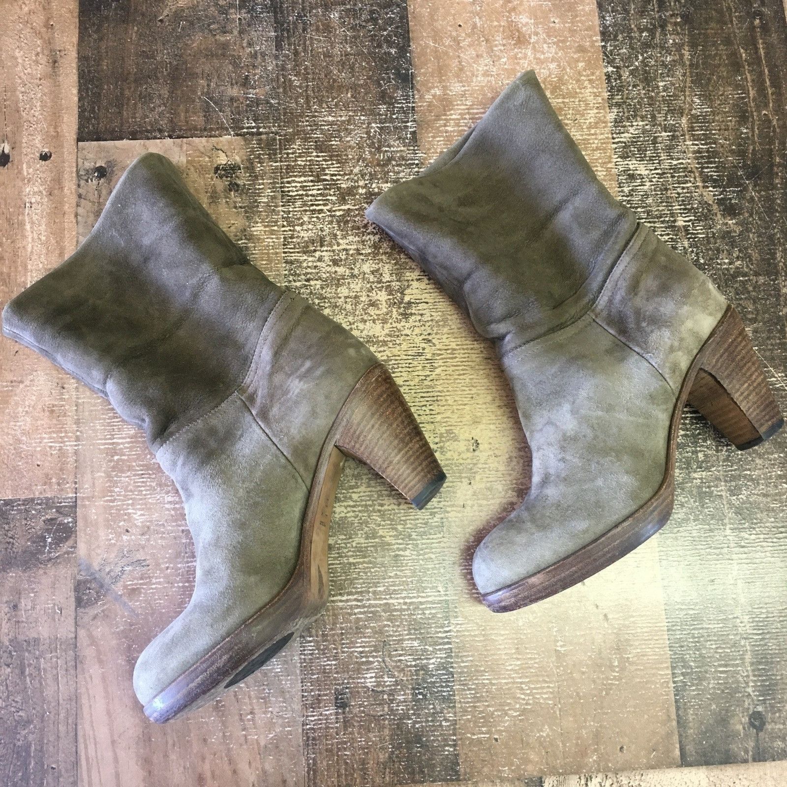 Fiorentini + Baker Fiorentini Baker Slouch Suede Boots Womens EUR 38 US 8 Size US 8 / IT 38 - 4 Thumbnail