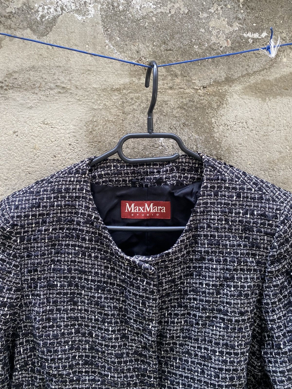 Max Mara Max Mara Studio braided gray Blazer Luxury style Size M / US 6-8 / IT 42-44 - 4 Thumbnail