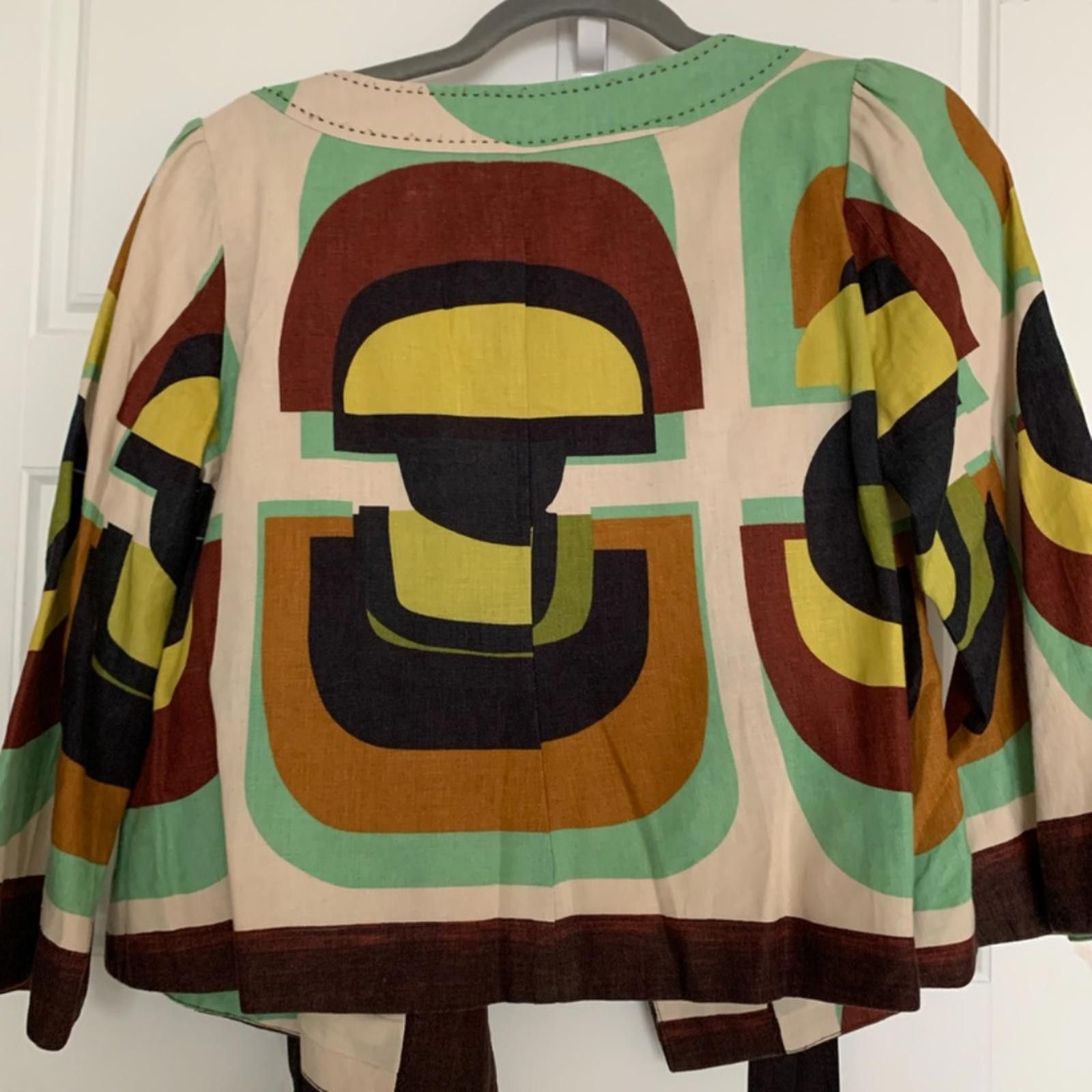 Other Anthropology Crop Jacket with a bow tie front Size M / US 6-8 / IT 42-44 - 3 Thumbnail