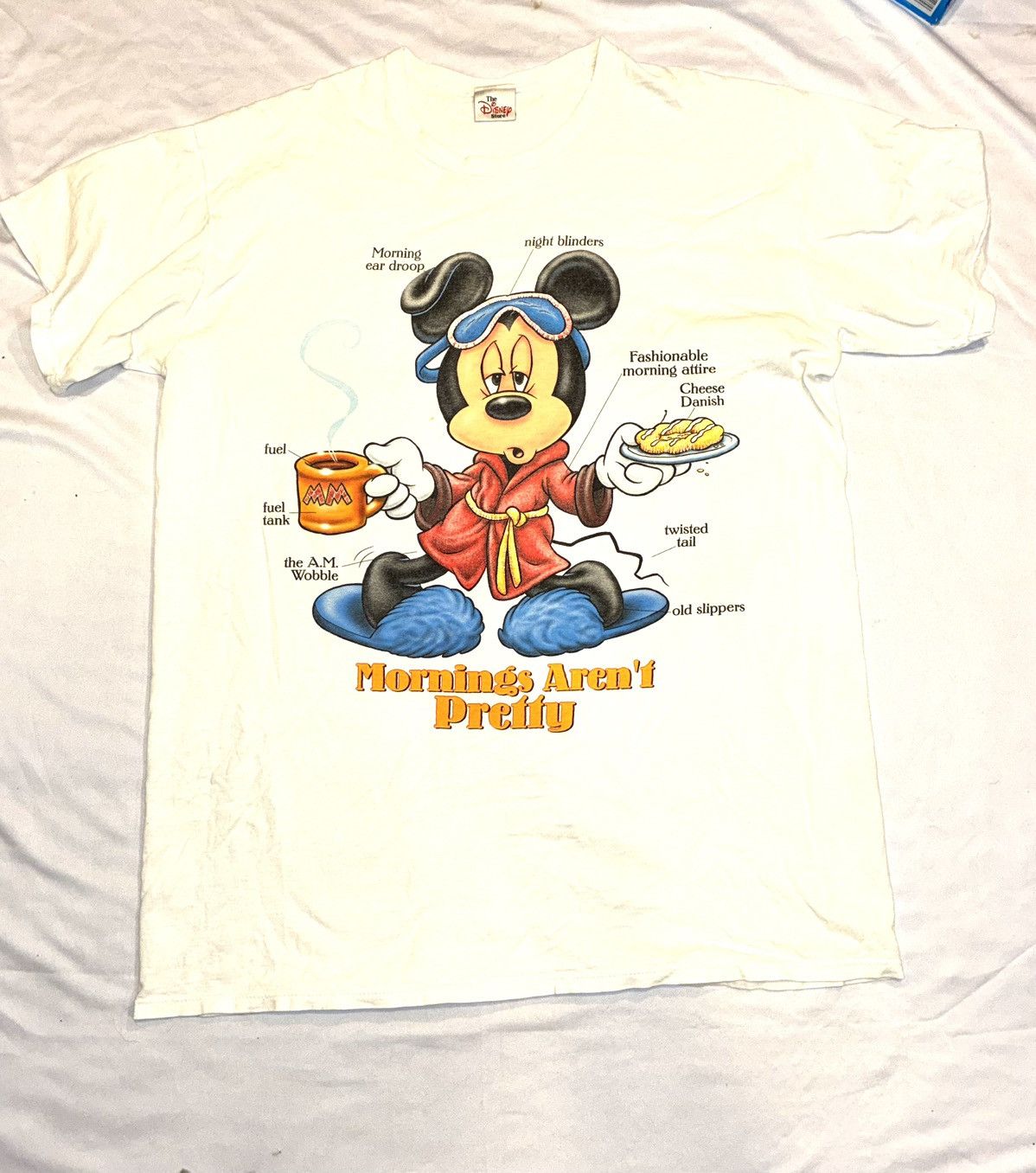 Disney Vintage Disney Store “Mornings Aren’t Pretty” Mickey Size US XXL / EU 58 / 5 - 1 Thumbnail